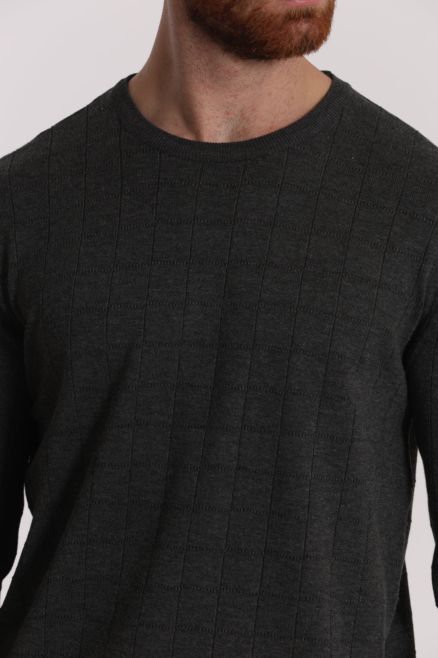 MAGLIA GIROCOLLO CON MOTIVO