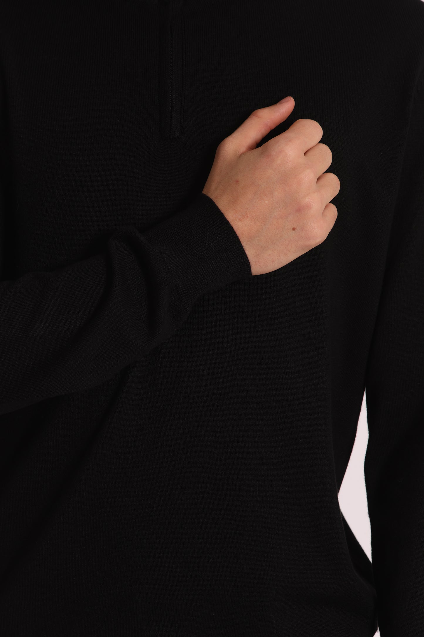 PULLOVER IN MAGLIA CON ZIP