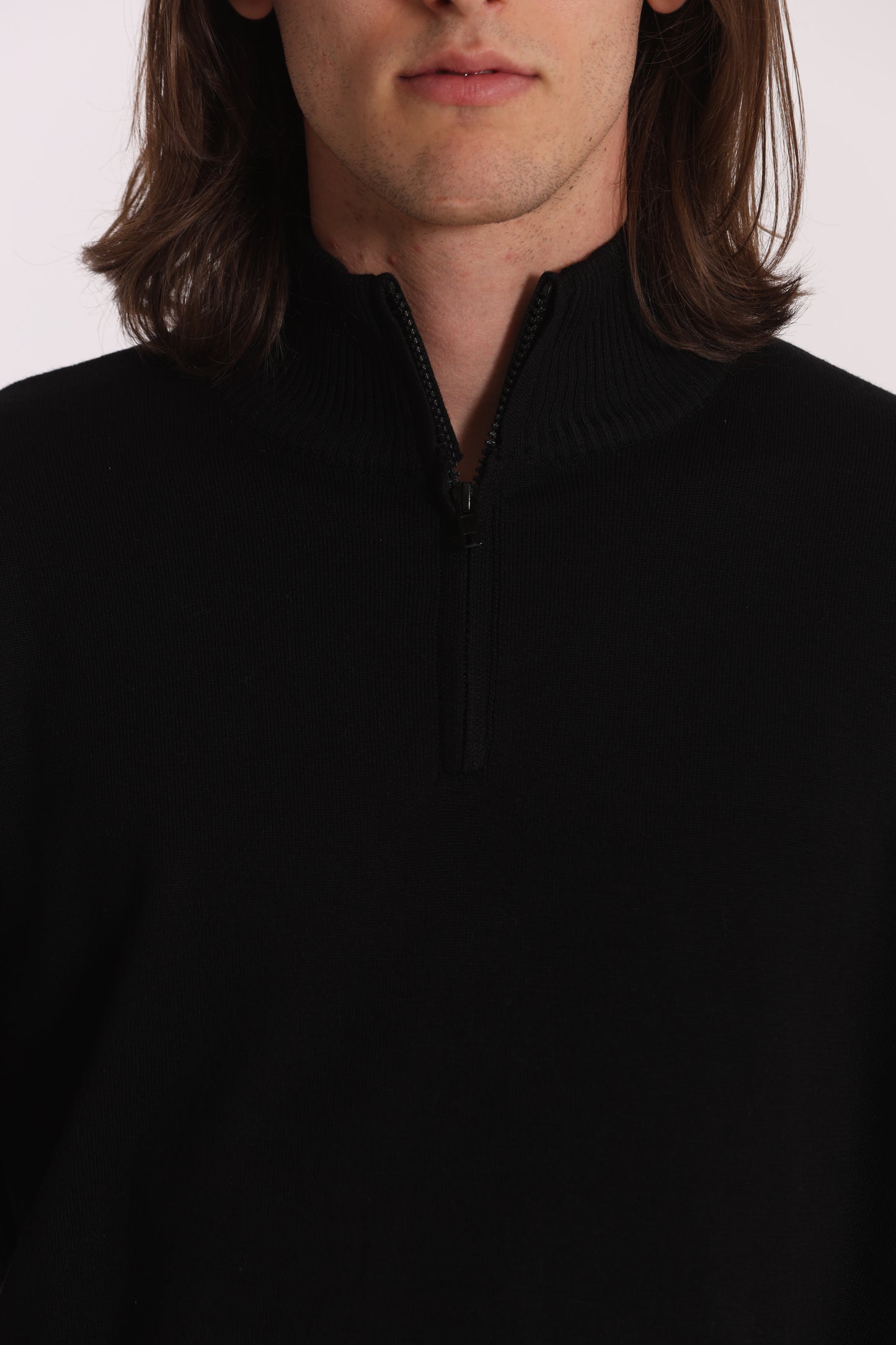 PULLOVER IN MAGLIA CON ZIP
