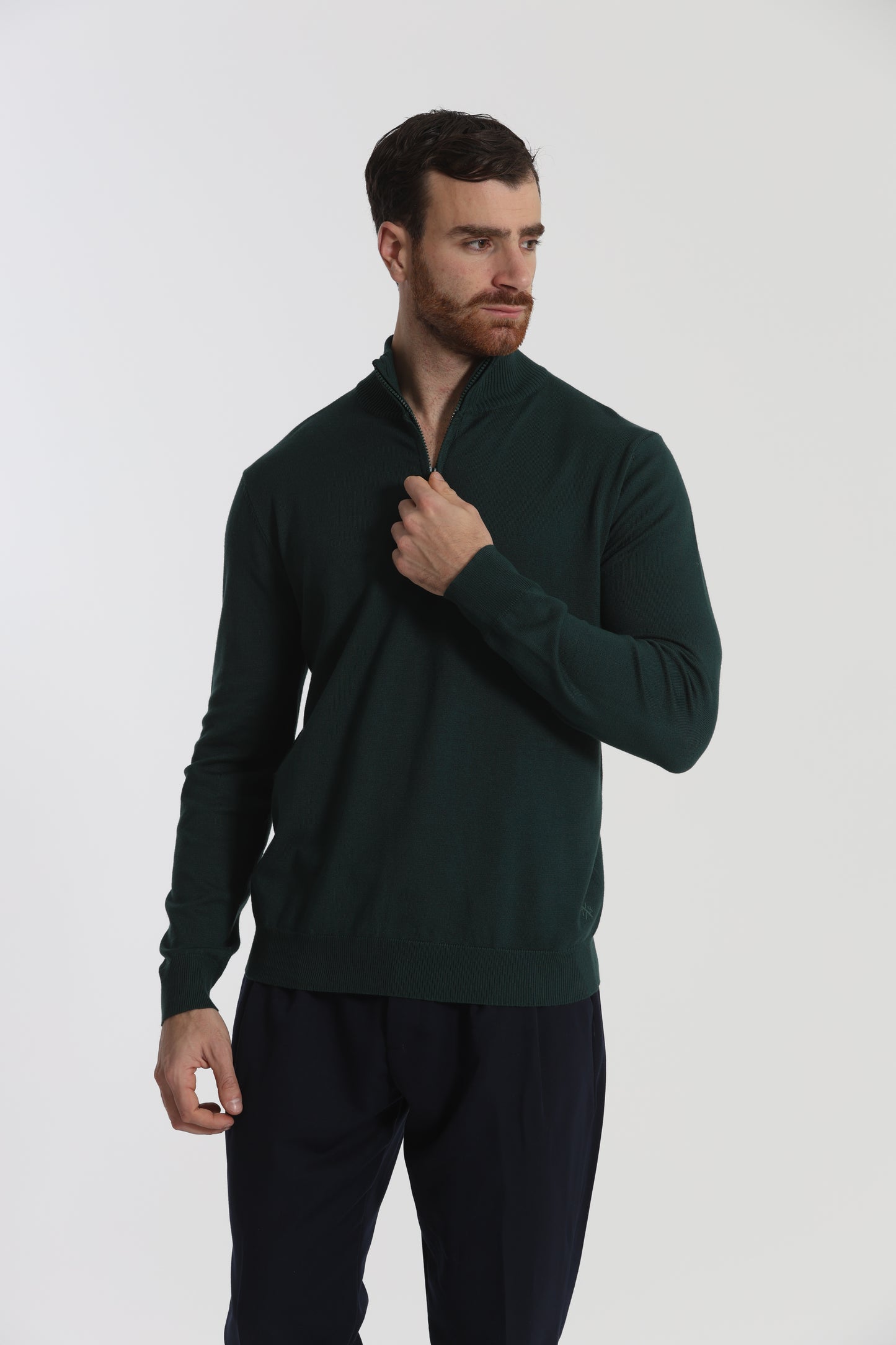 PULLOVER IN MAGLIA CON ZIP