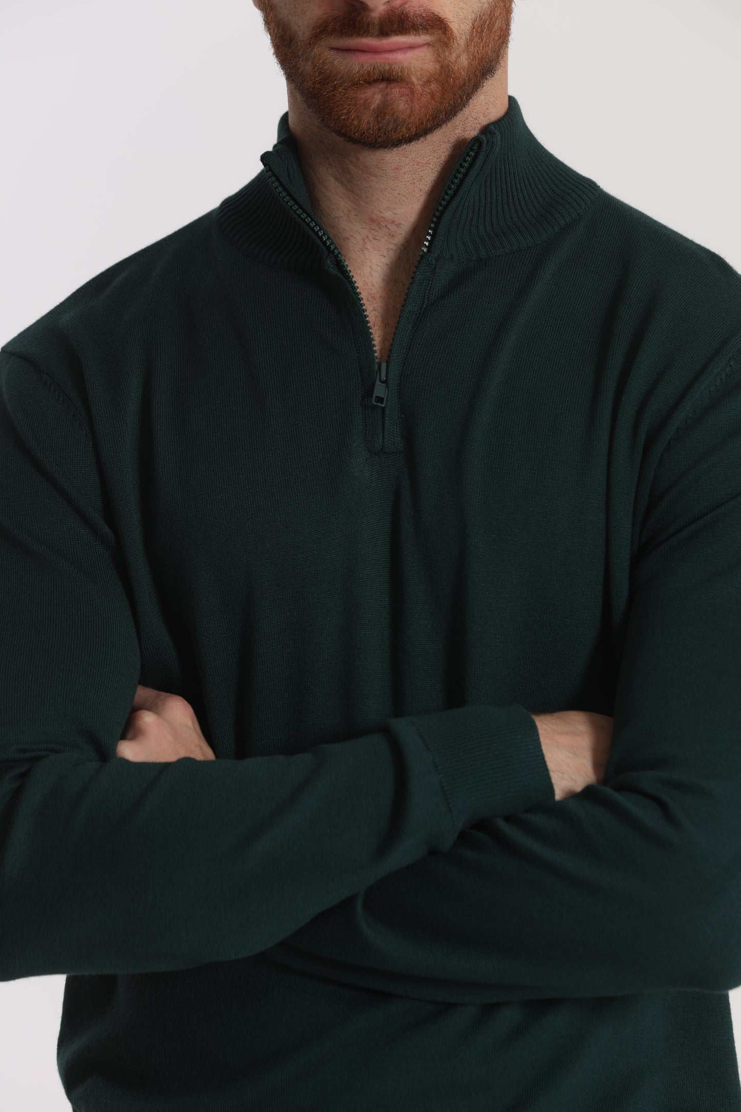 PULLOVER IN MAGLIA CON ZIP