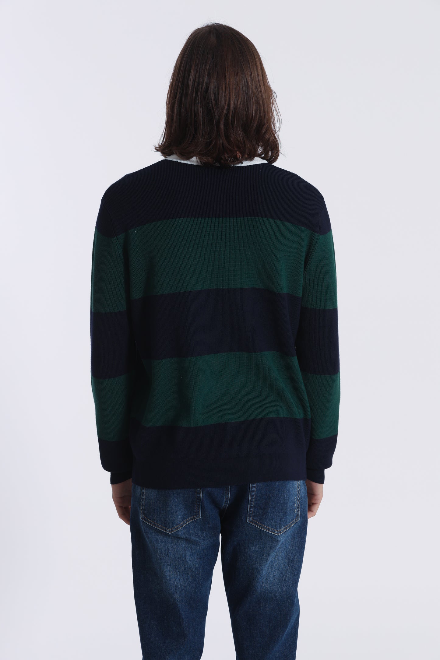 MAGLIA GIROCOLLO A RIGHE