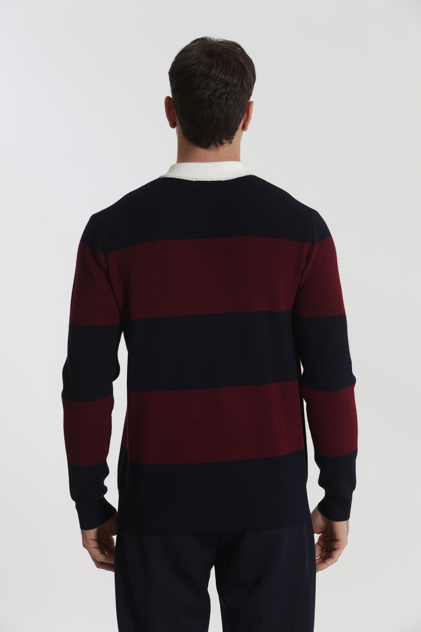 POLO IN MAGLIA A RIGHE