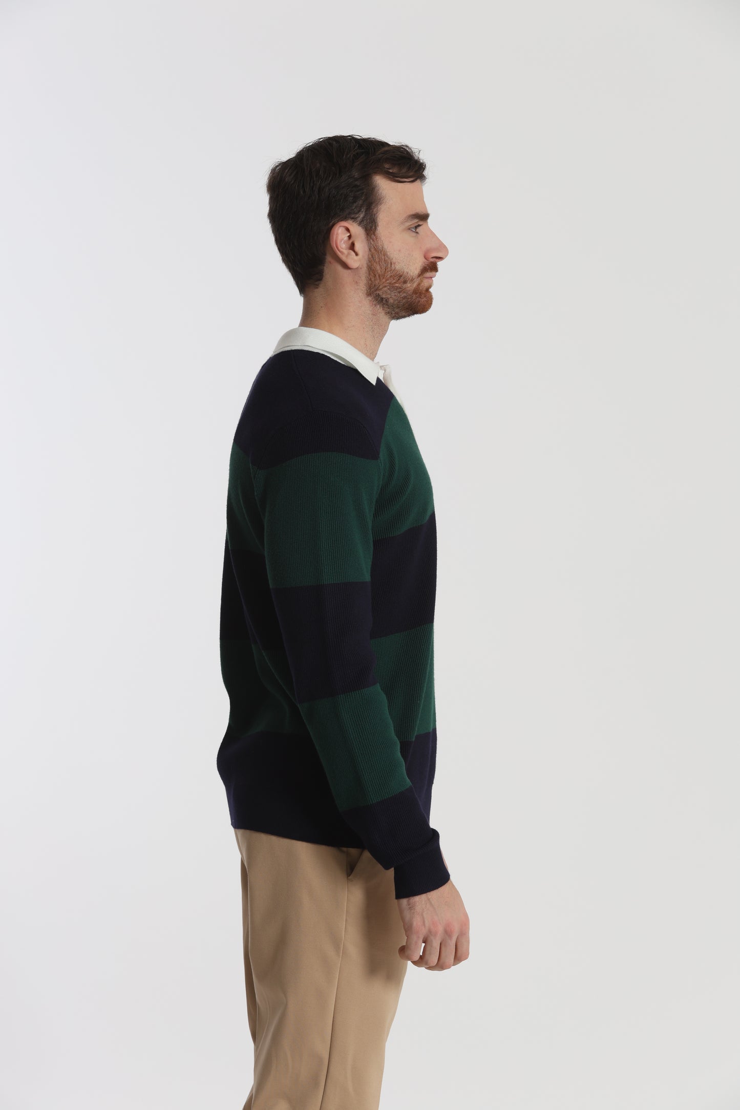 POLO IN MAGLIA A RIGHE