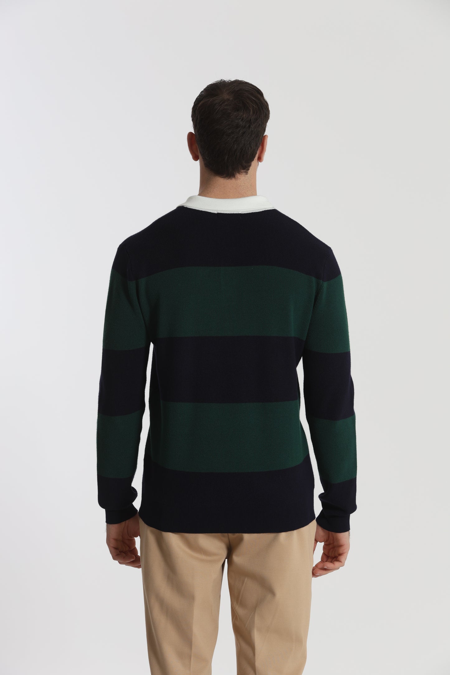 POLO IN MAGLIA A RIGHE