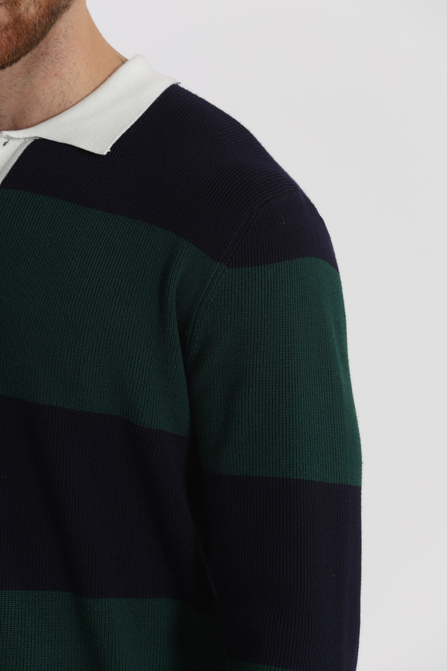 POLO IN MAGLIA A RIGHE