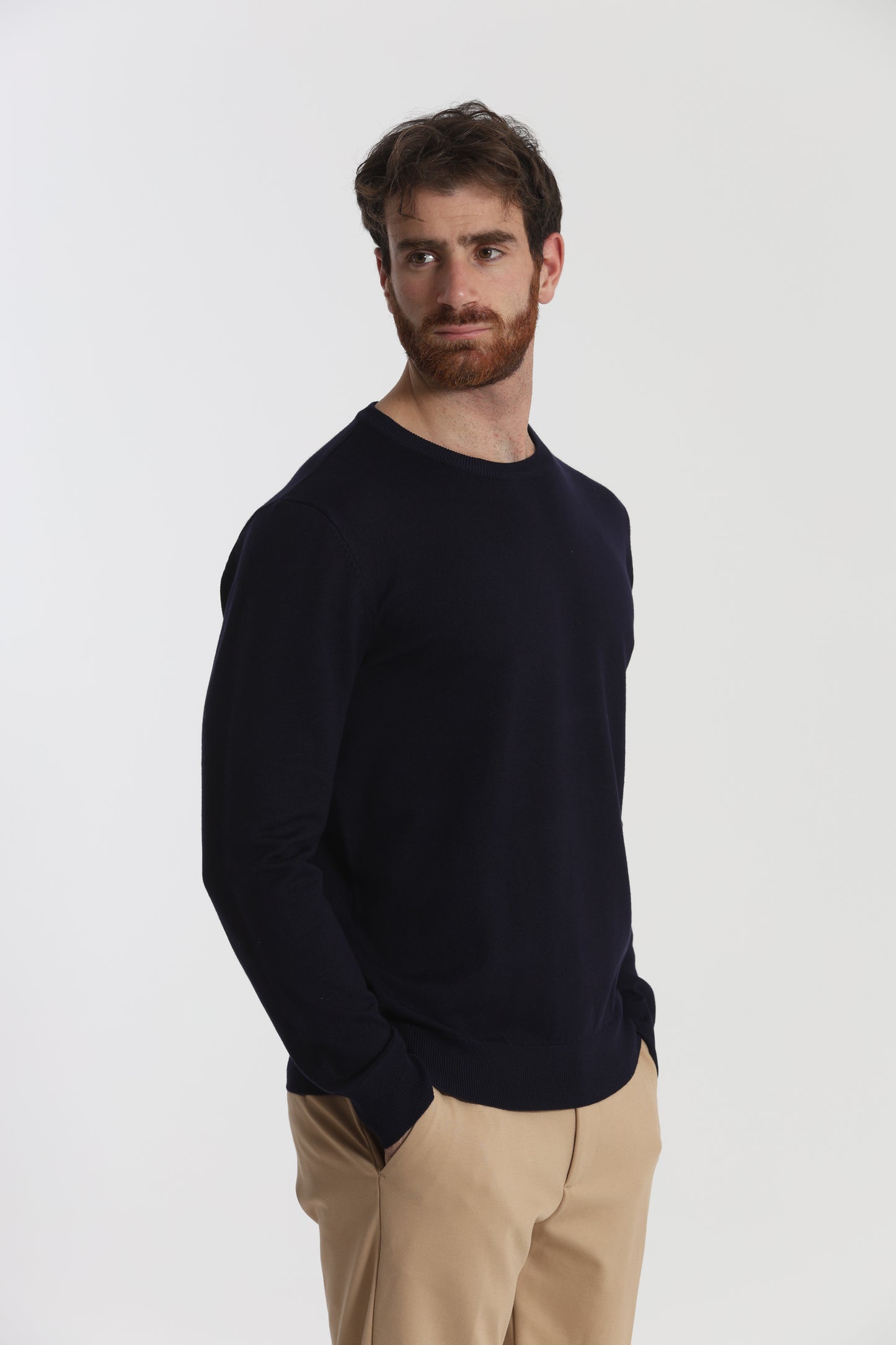 MAGLIA GIROCOLLO CON DETTAGLI