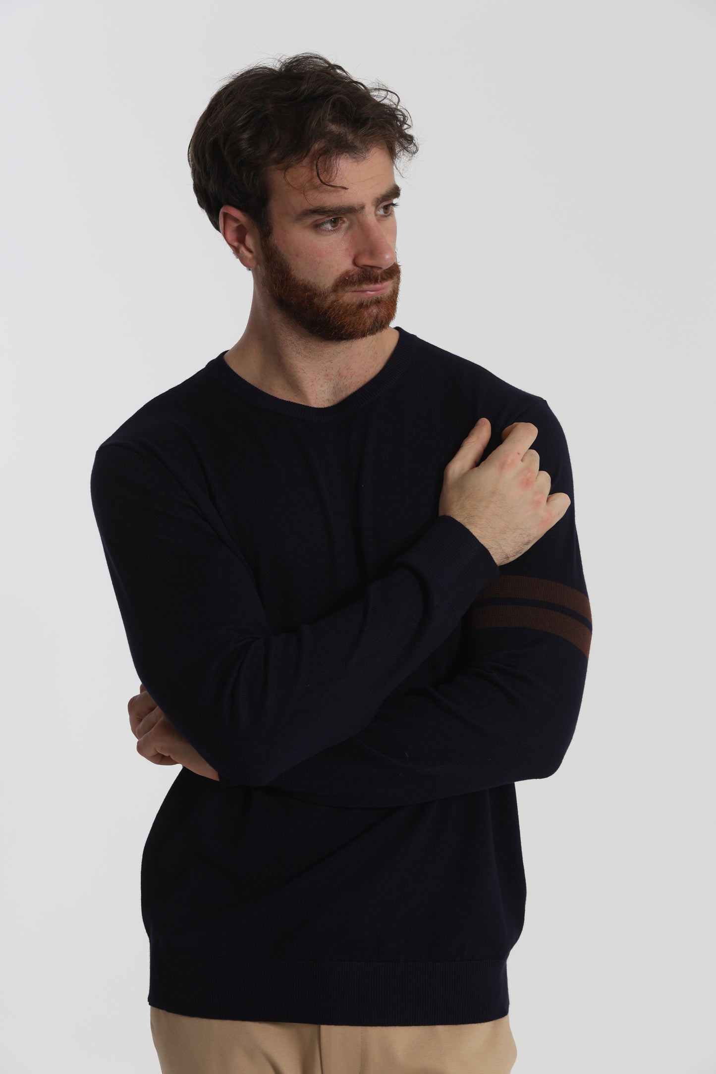 MAGLIA GIROCOLLO CON DETTAGLI