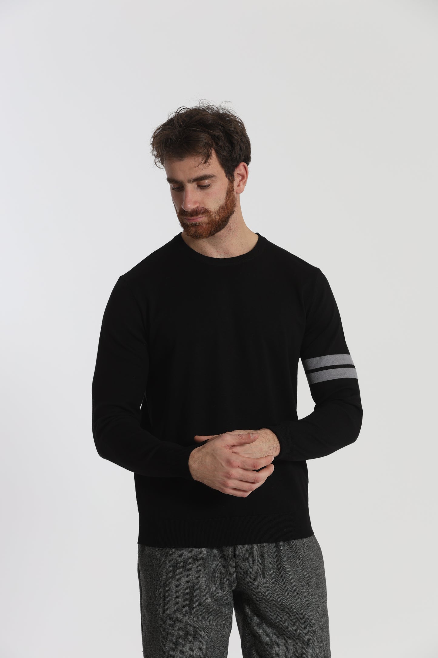 MAGLIA GIROCOLLO CON DETTAGLI