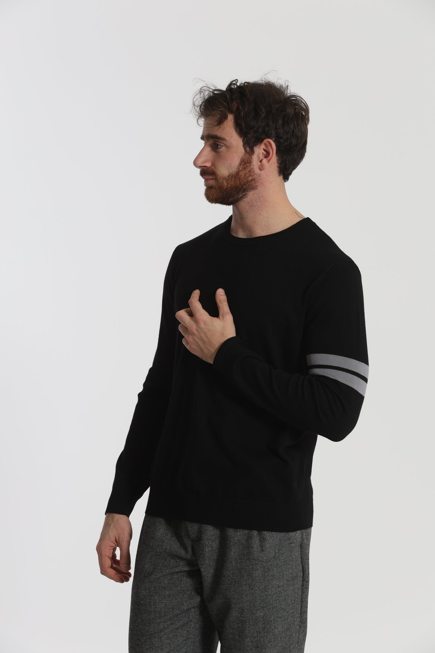 MAGLIA GIROCOLLO CON DETTAGLI