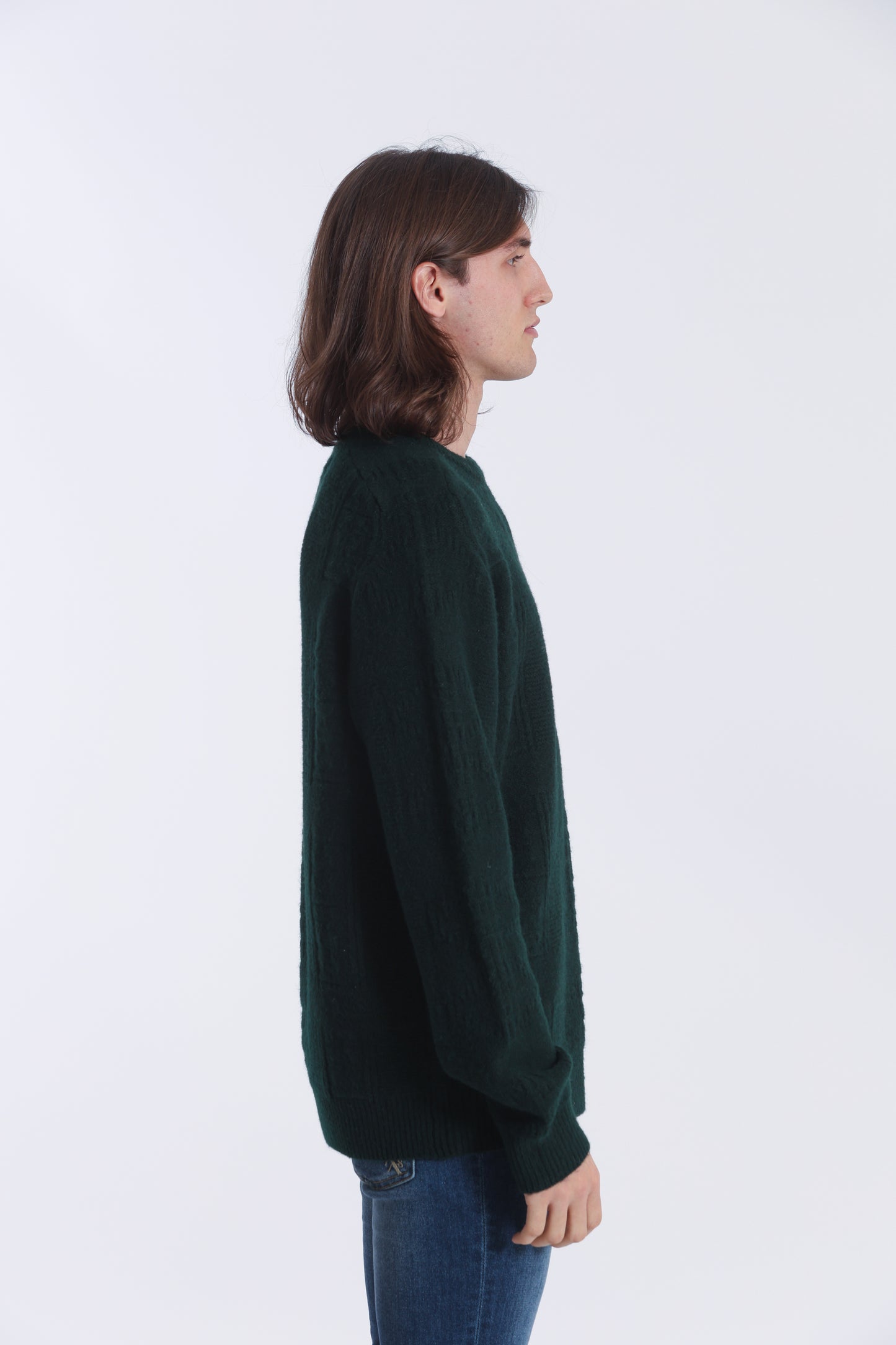 MAGLIA GIROCOLLO CON TEXTURE