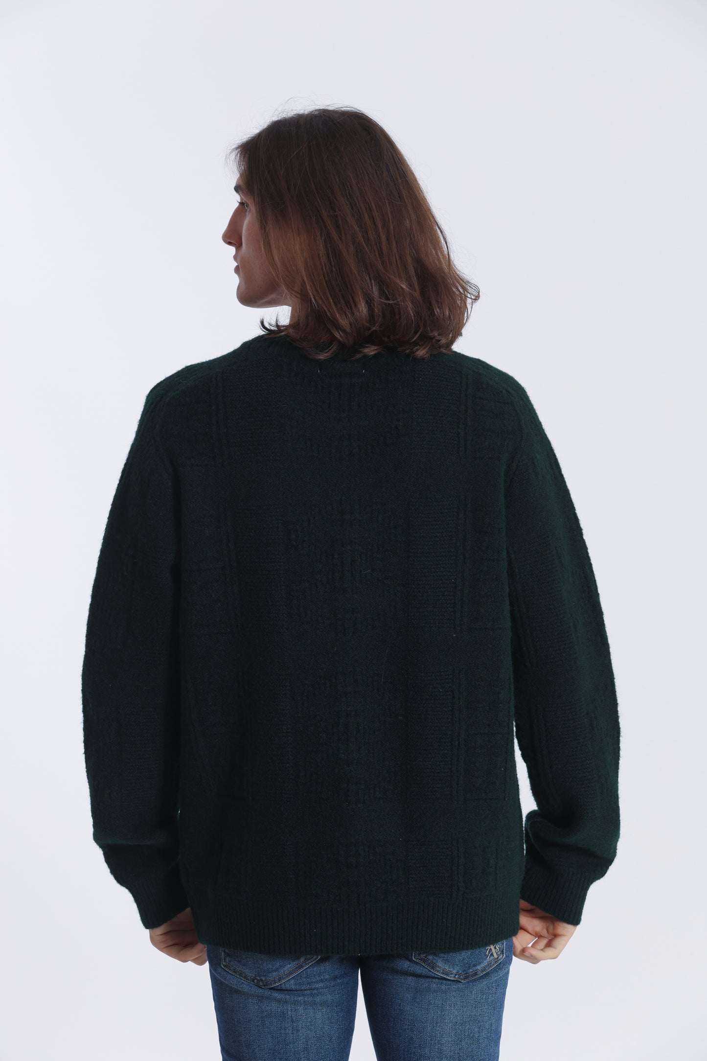 MAGLIA GIROCOLLO CON TEXTURE