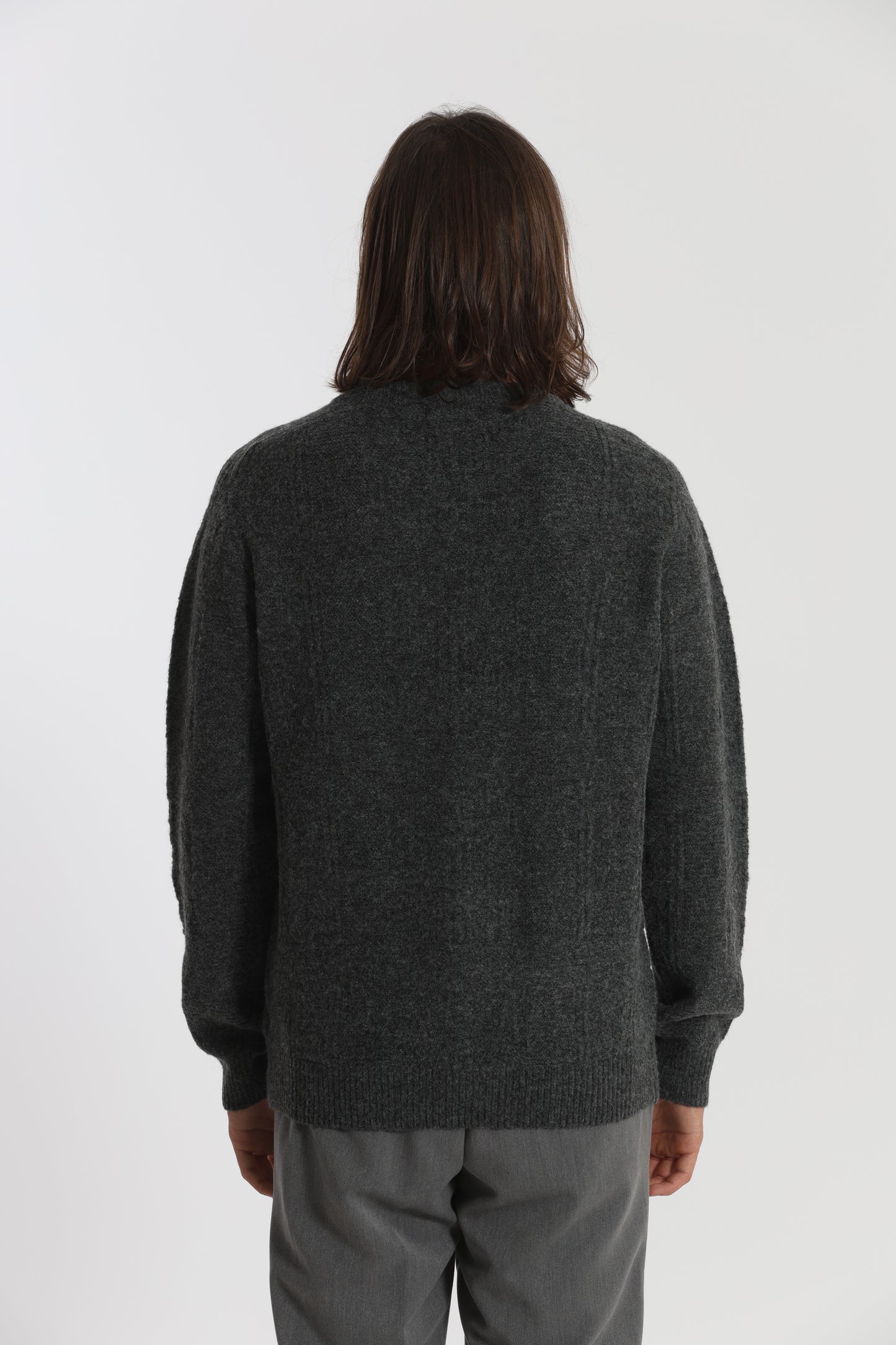 MAGLIA GIROCOLLO CON TEXTURE