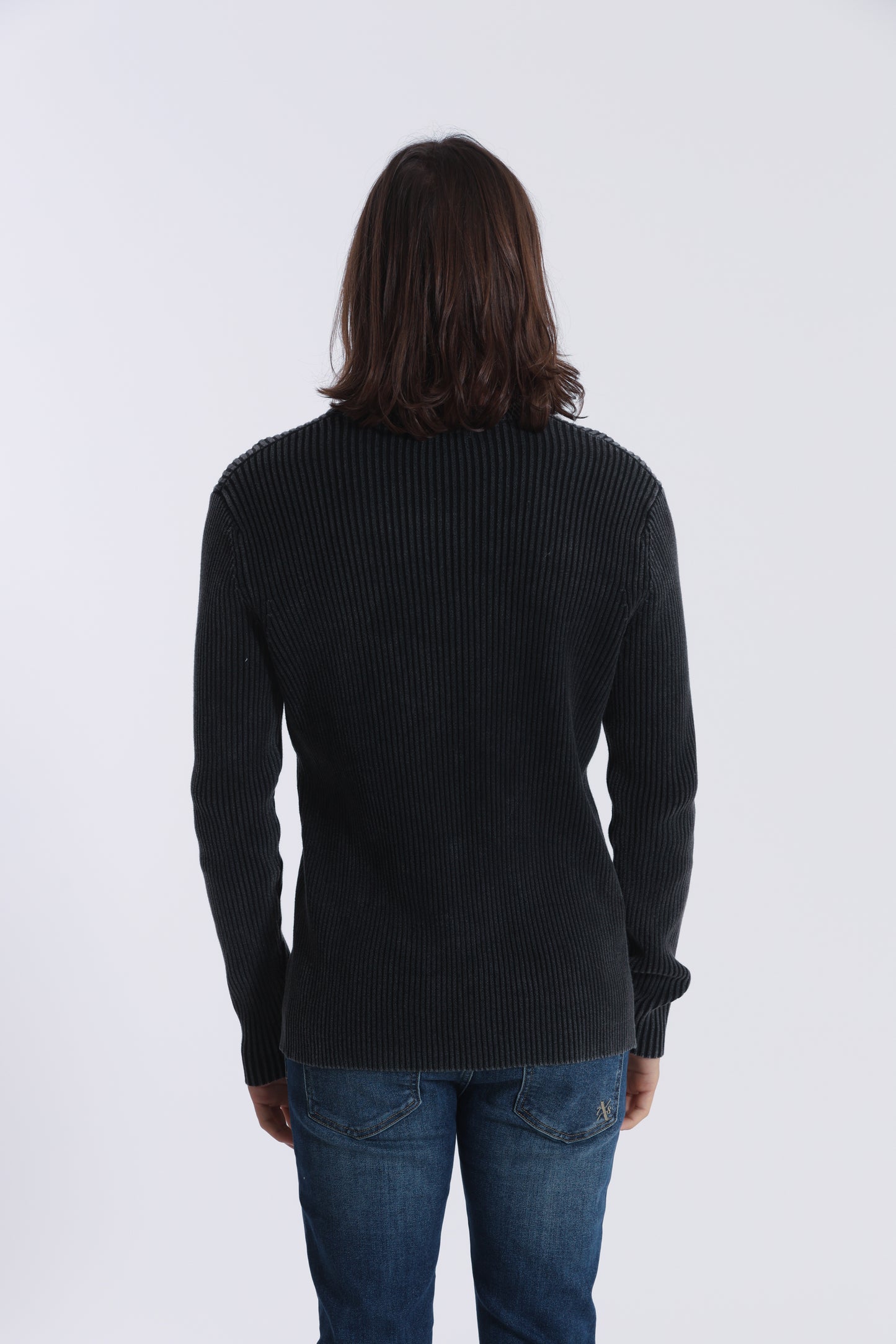 PULLOVER A COSTINE EFFETTO VINTAGE