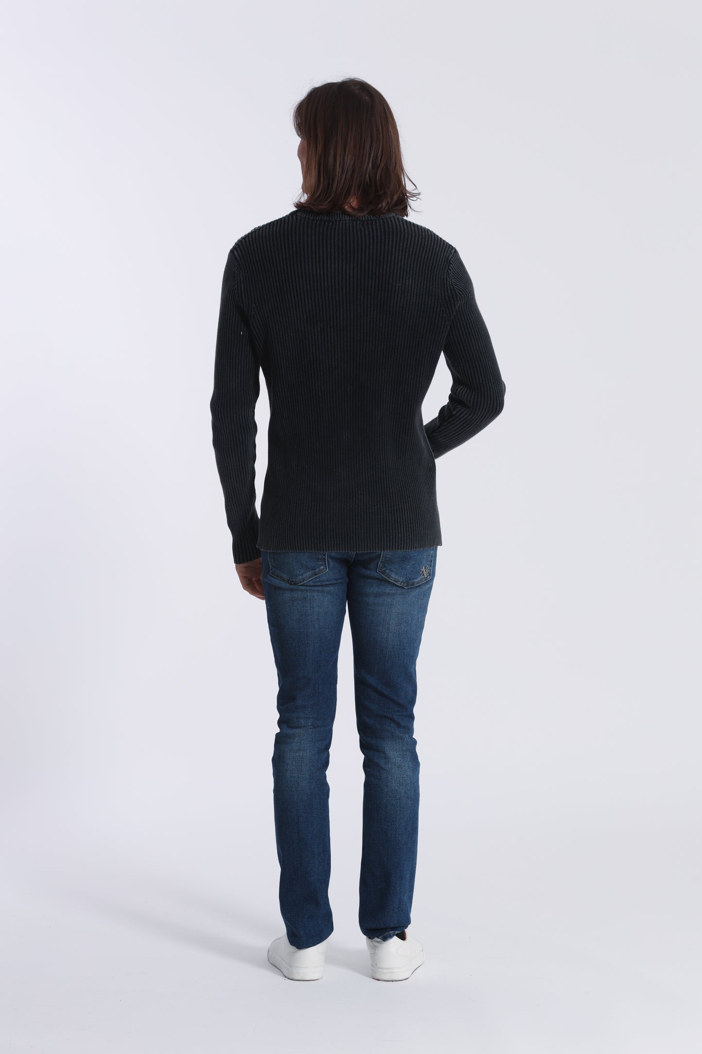 PULLOVER A COSTINE EFFETTO VINTAGE