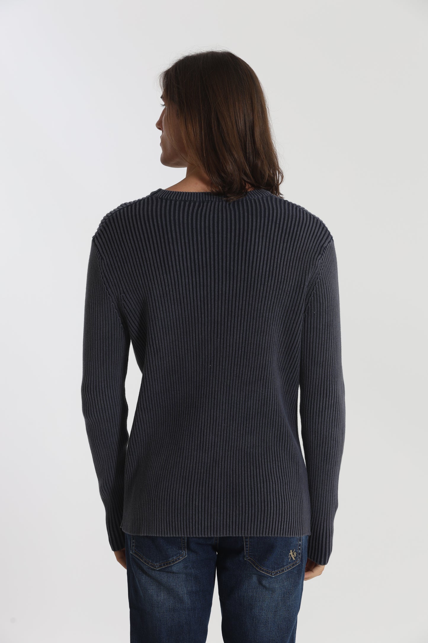 PULLOVER A COSTINE EFFETTO VINTAGE