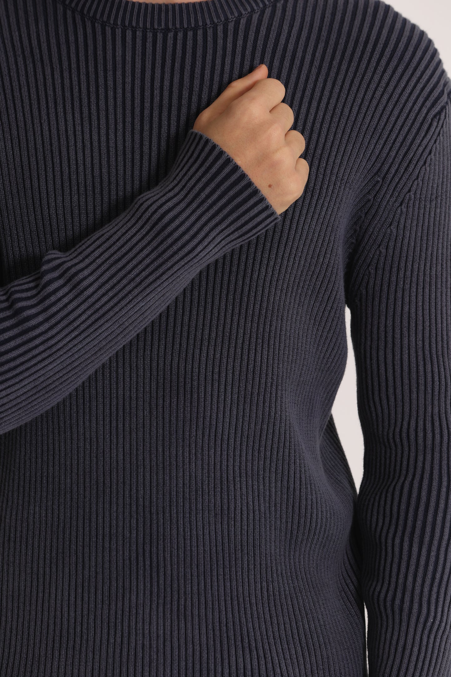 PULLOVER A COSTINE EFFETTO VINTAGE