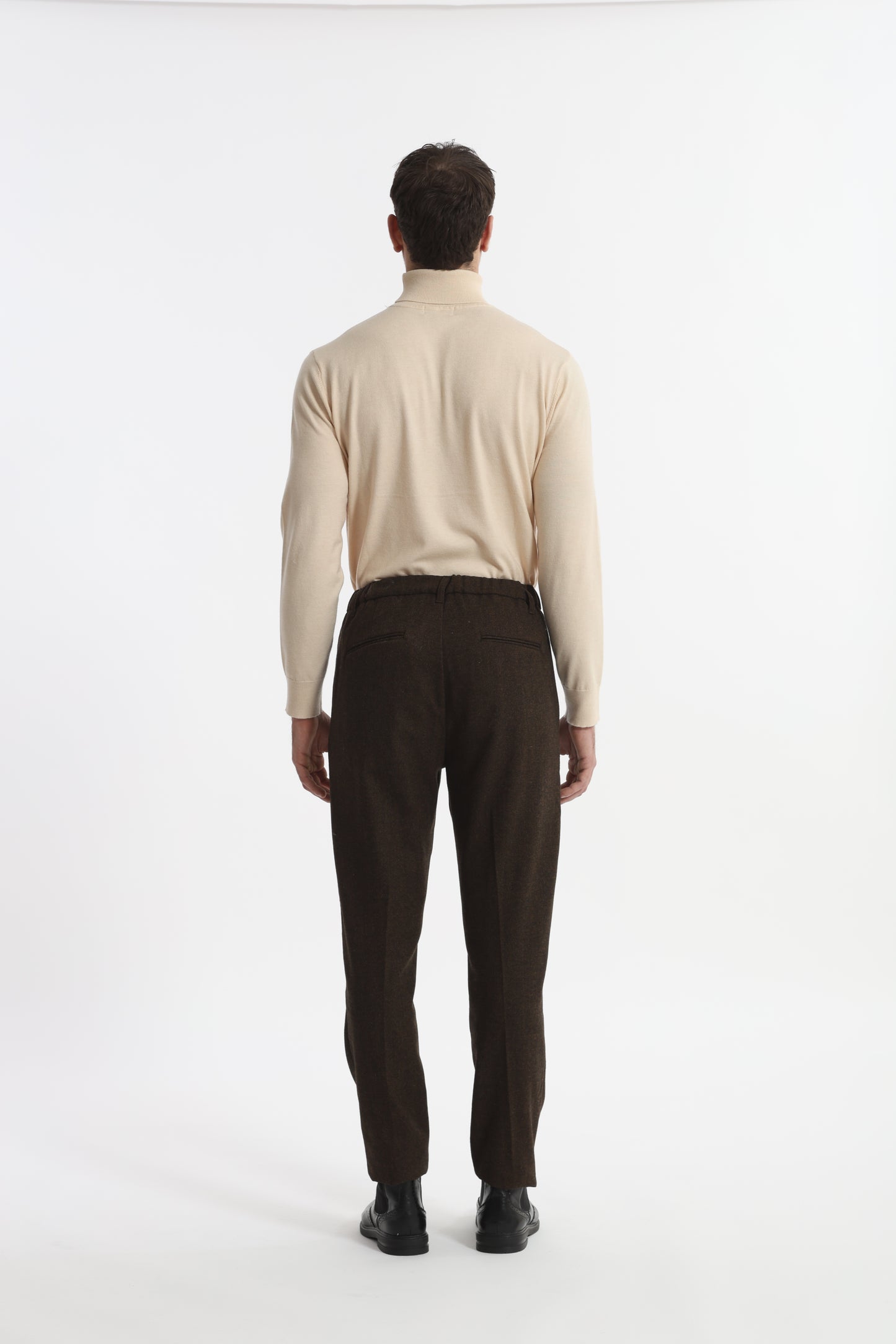 PANTALONI IN MISTO LANA