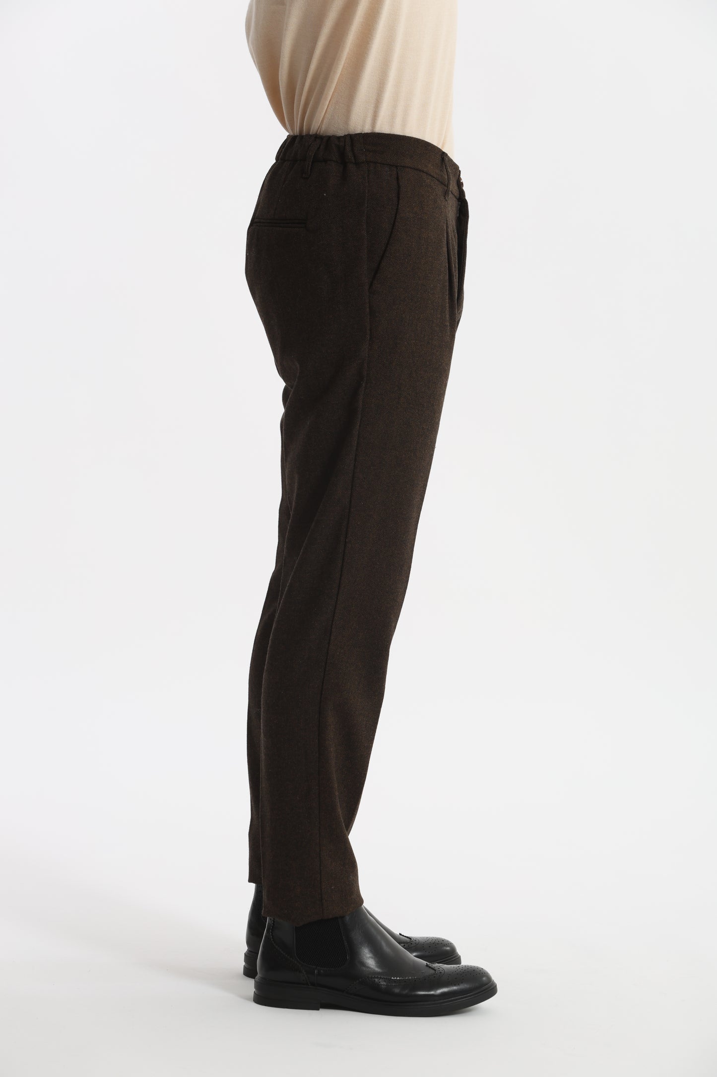 PANTALONI IN MISTO LANA
