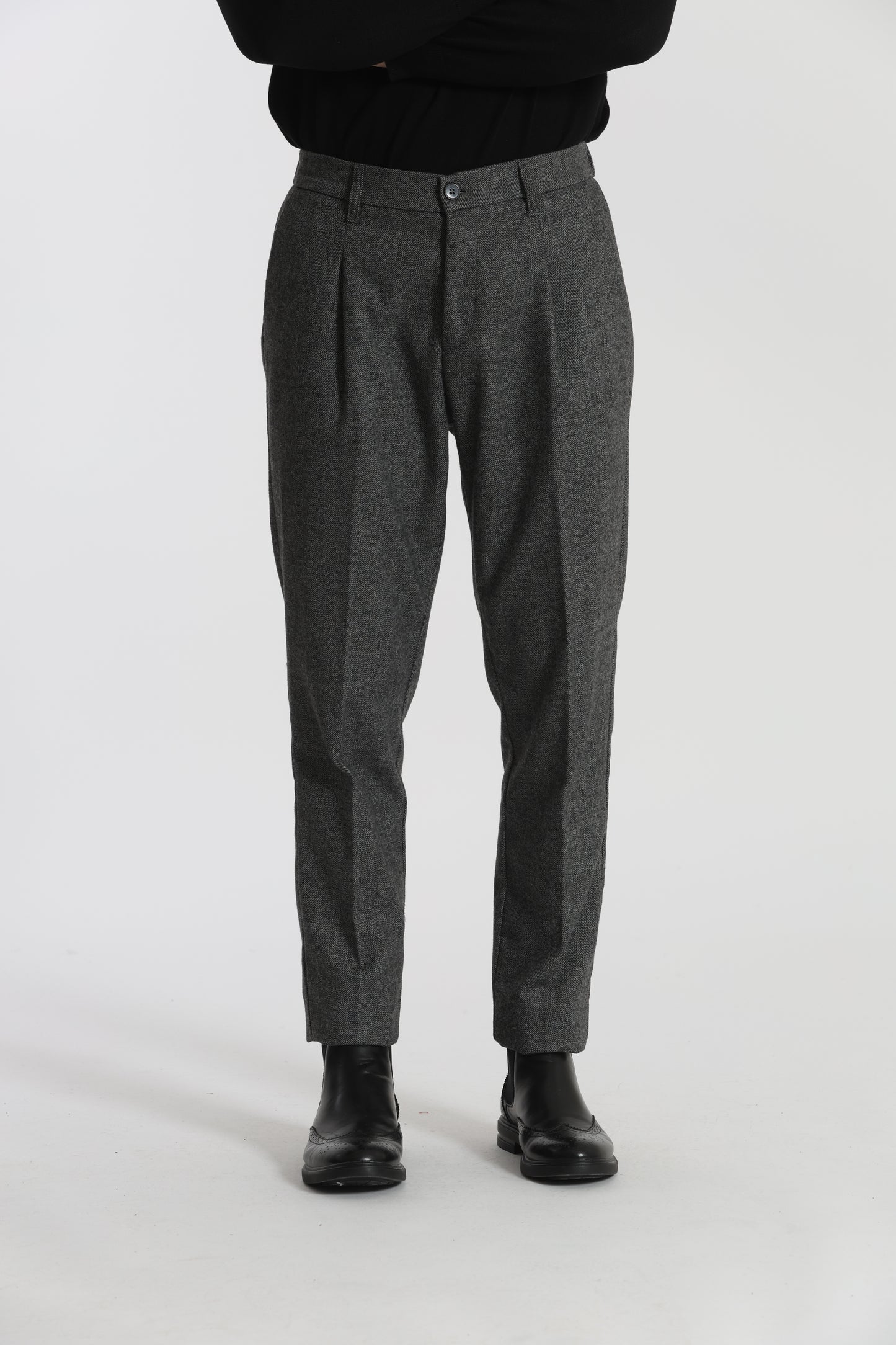 PANTALONI IN MISTO LANA