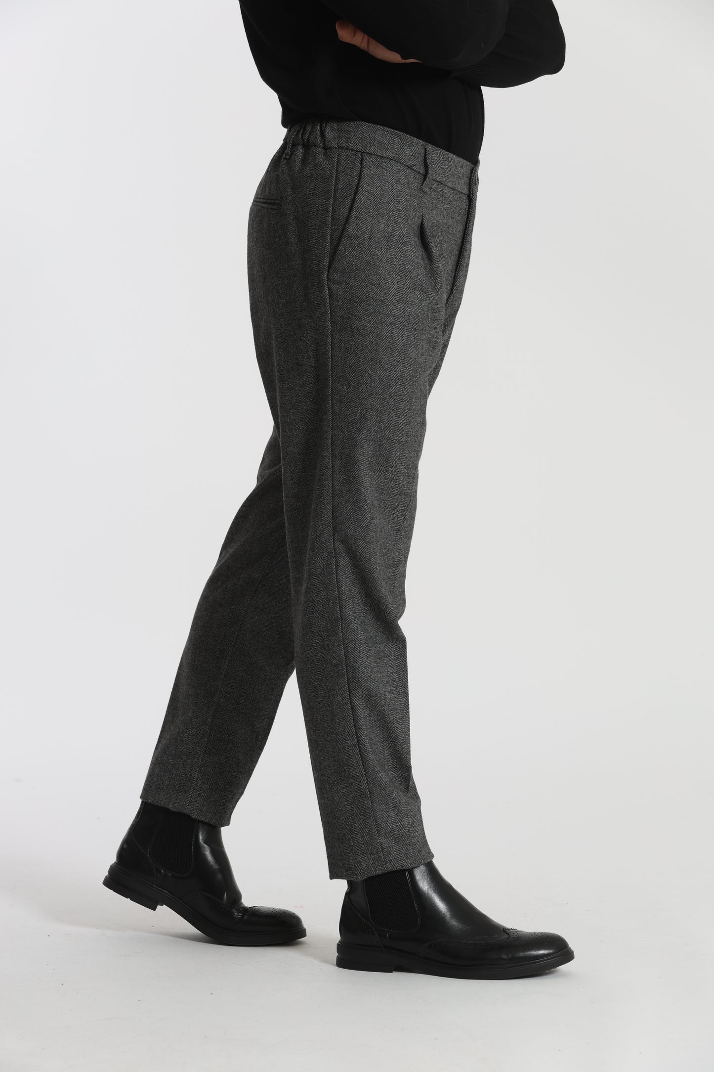 PANTALONI IN MISTO LANA