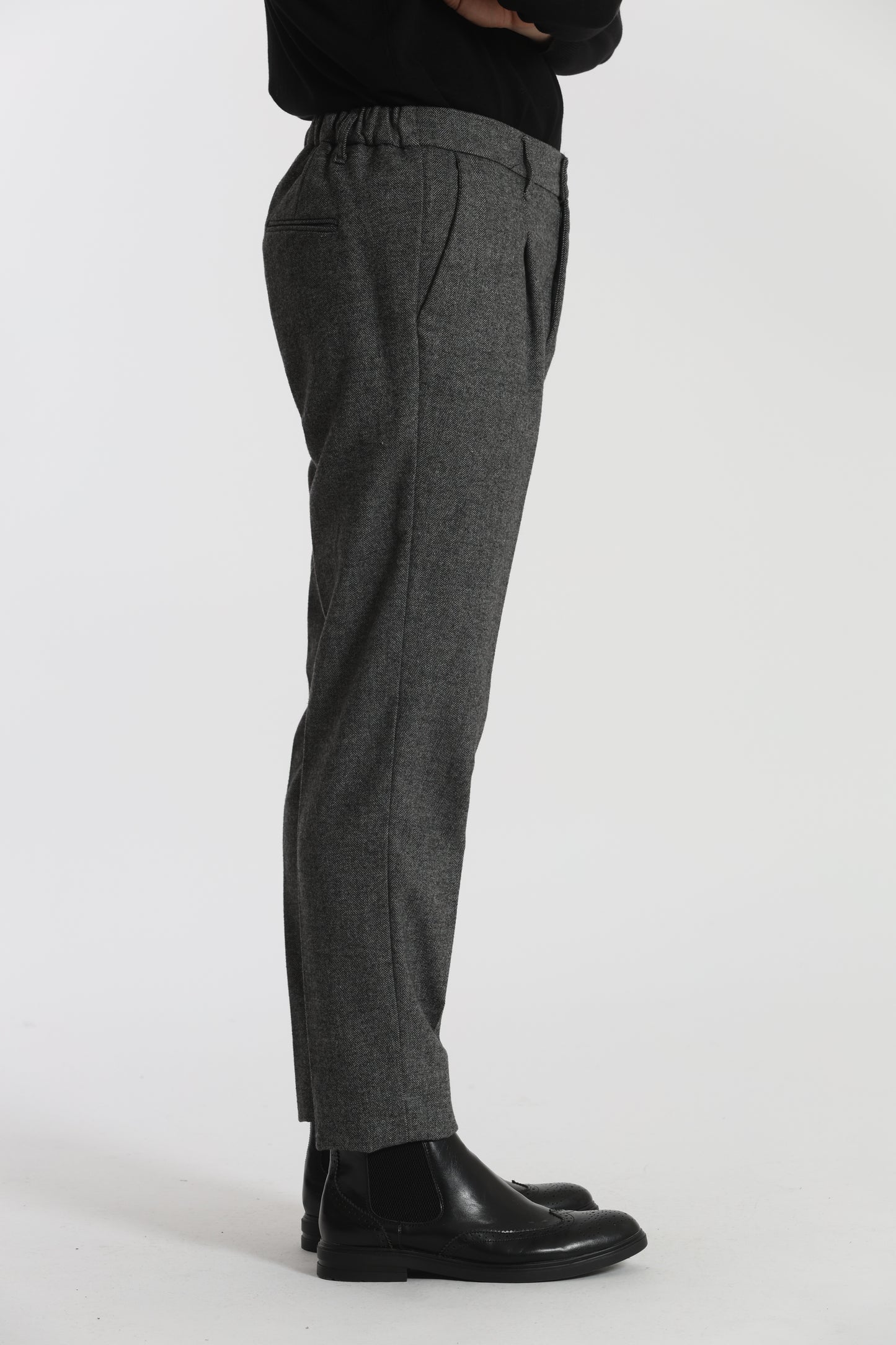 PANTALONI IN MISTO LANA