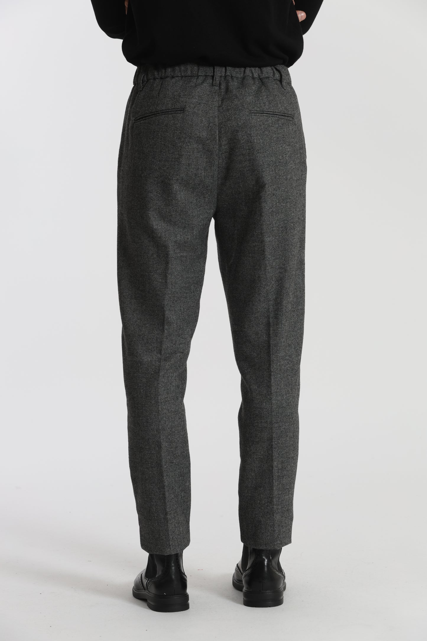 PANTALONI IN MISTO LANA