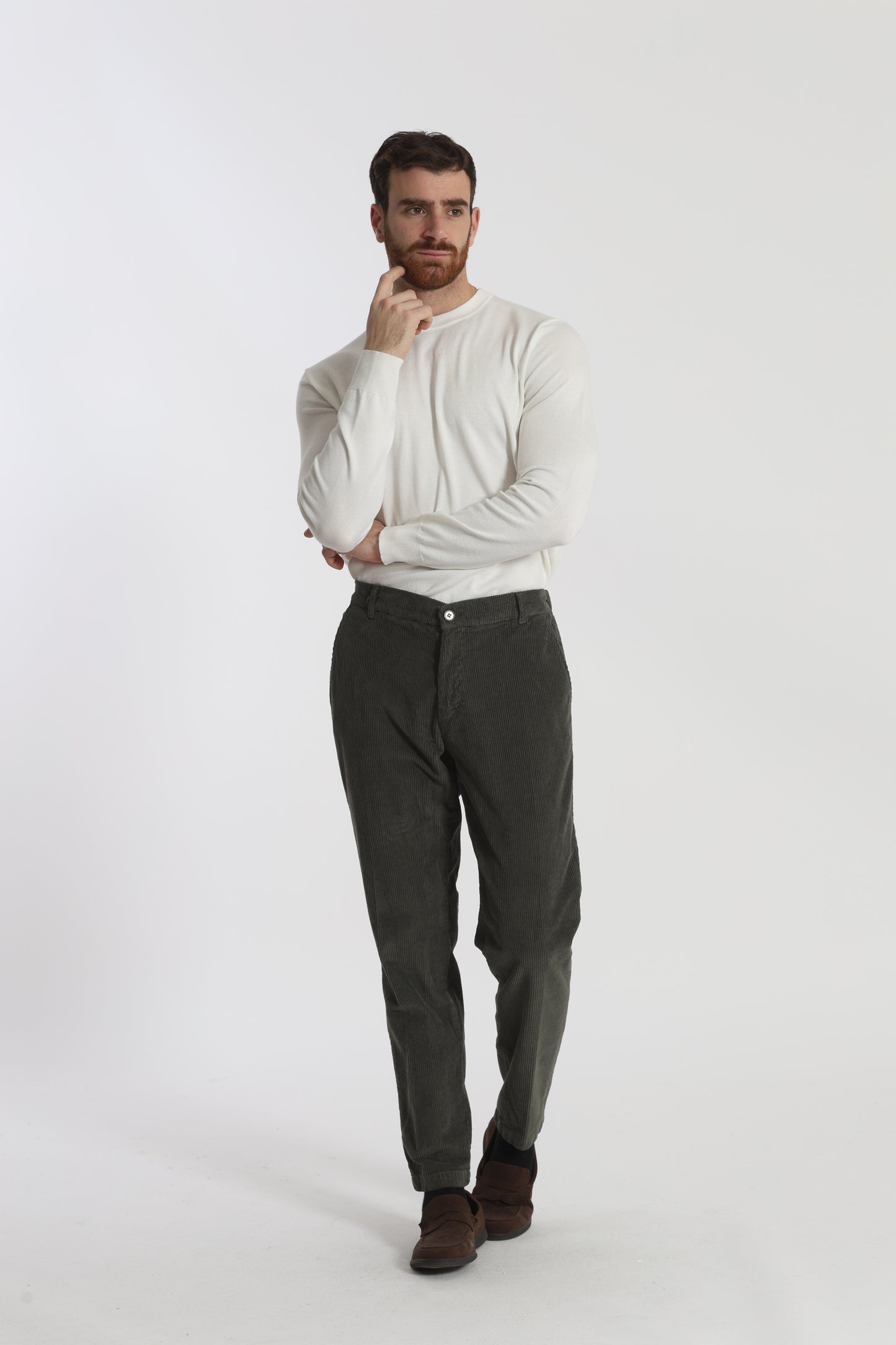 PANTALONI IN VELLUTO