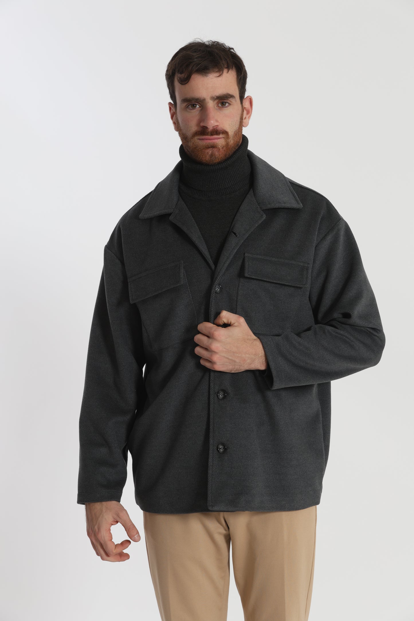 GIACCA CAMICIA CON TASCHE