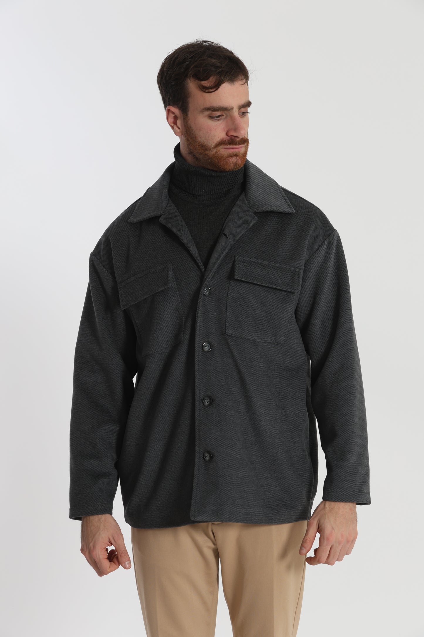 GIACCA CAMICIA CON TASCHE