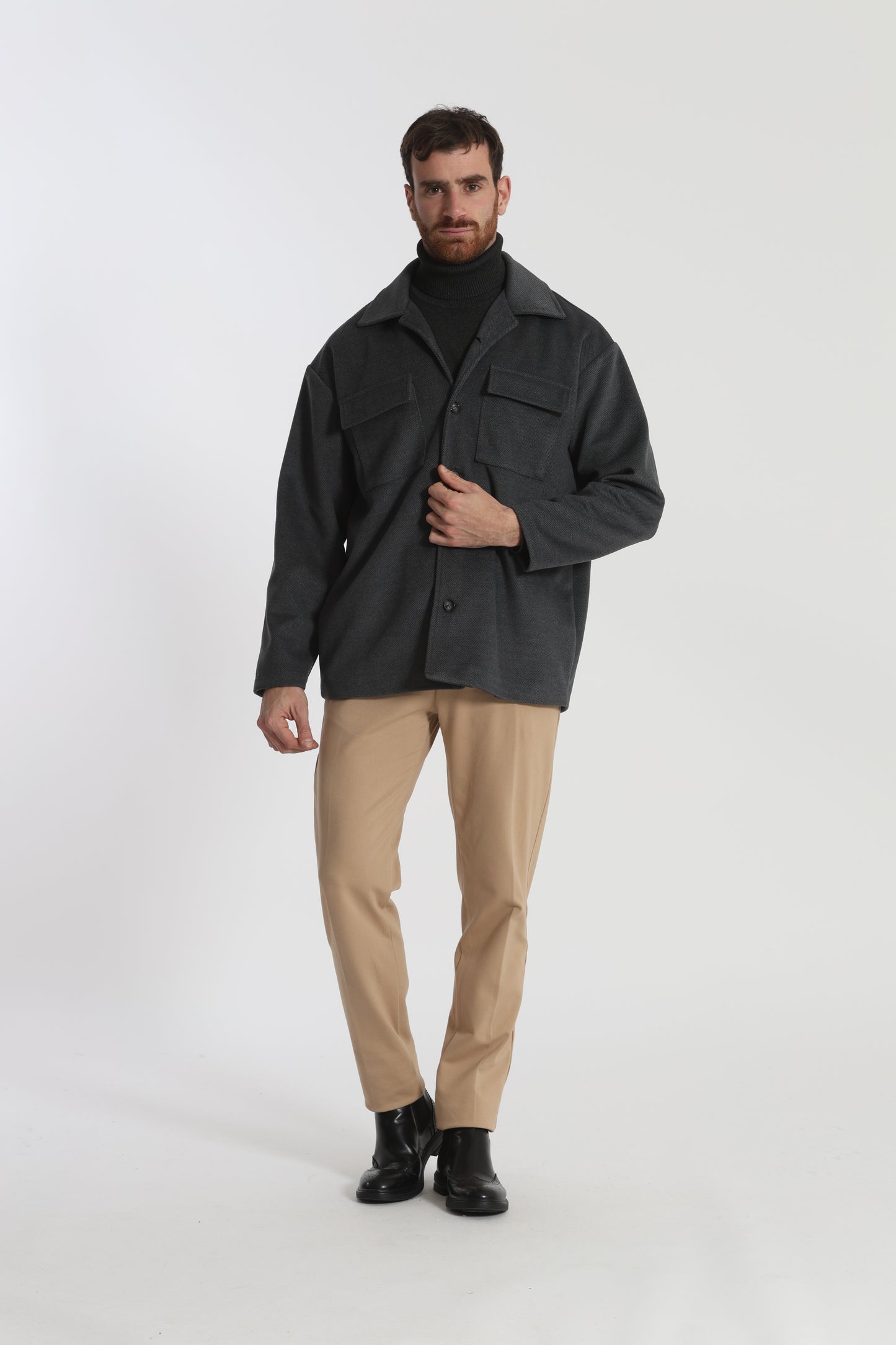 GIACCA CAMICIA CON TASCHE