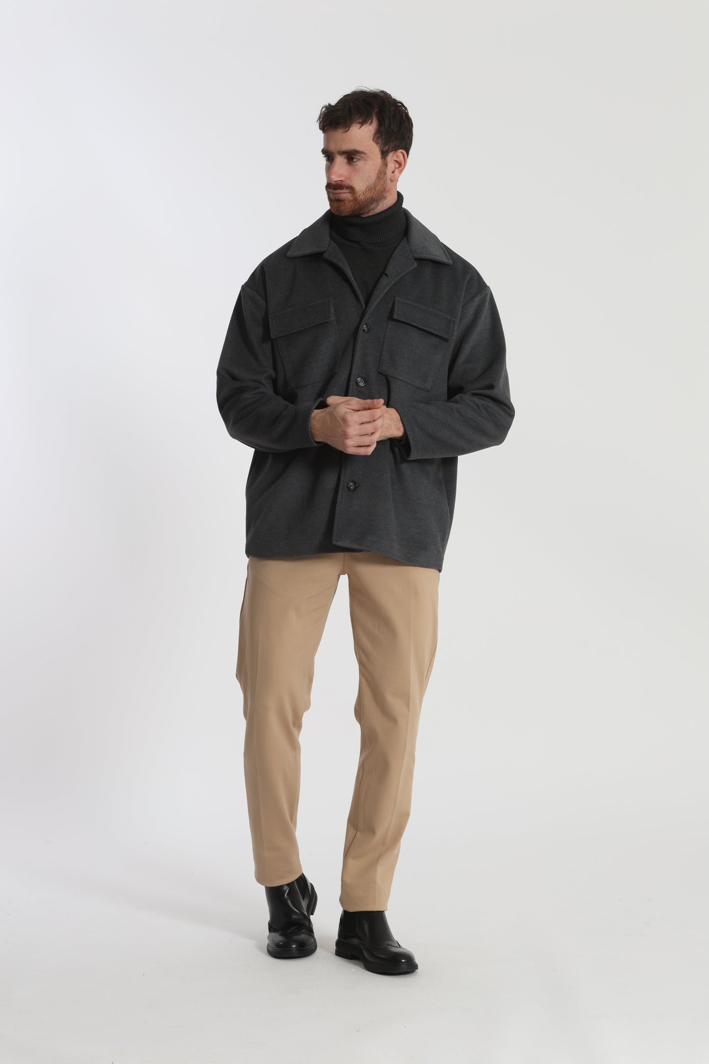GIACCA CAMICIA CON TASCHE