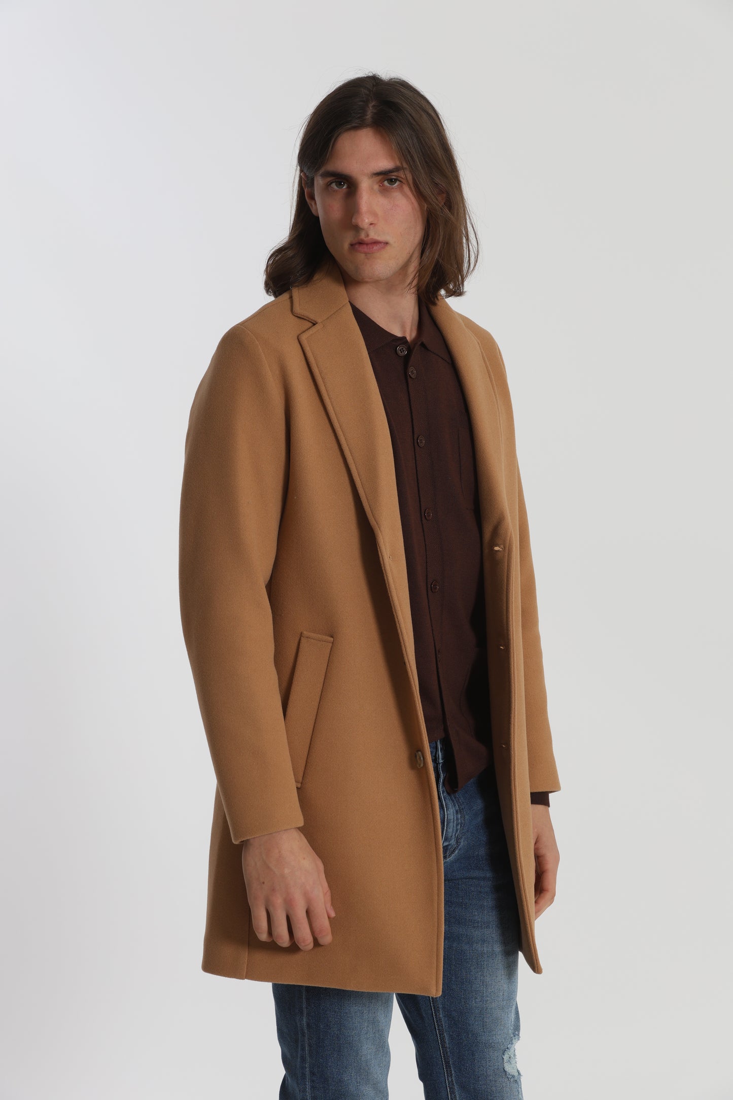 CAPPOTTO IN TINTA UNITA