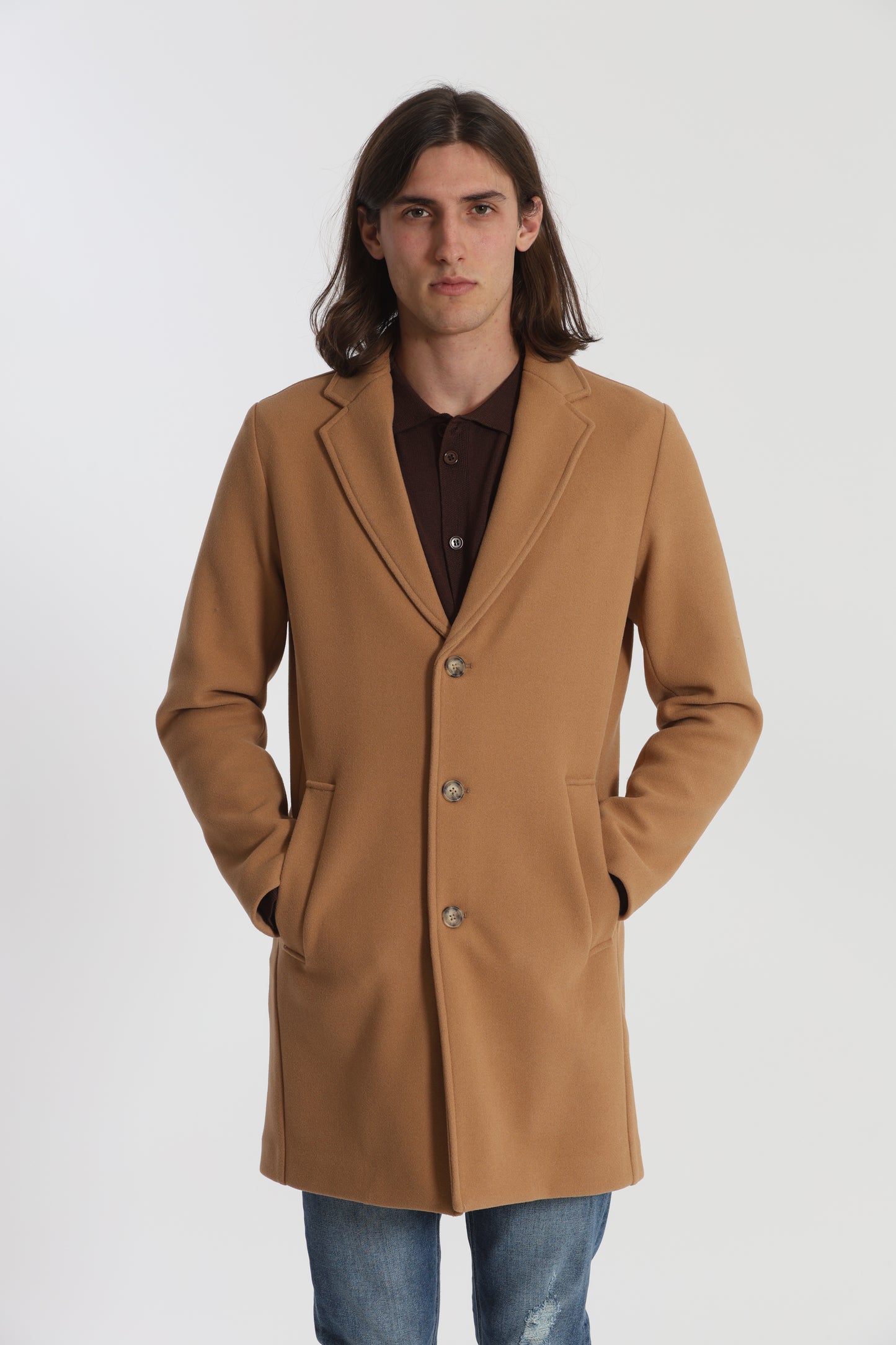 CAPPOTTO IN TINTA UNITA