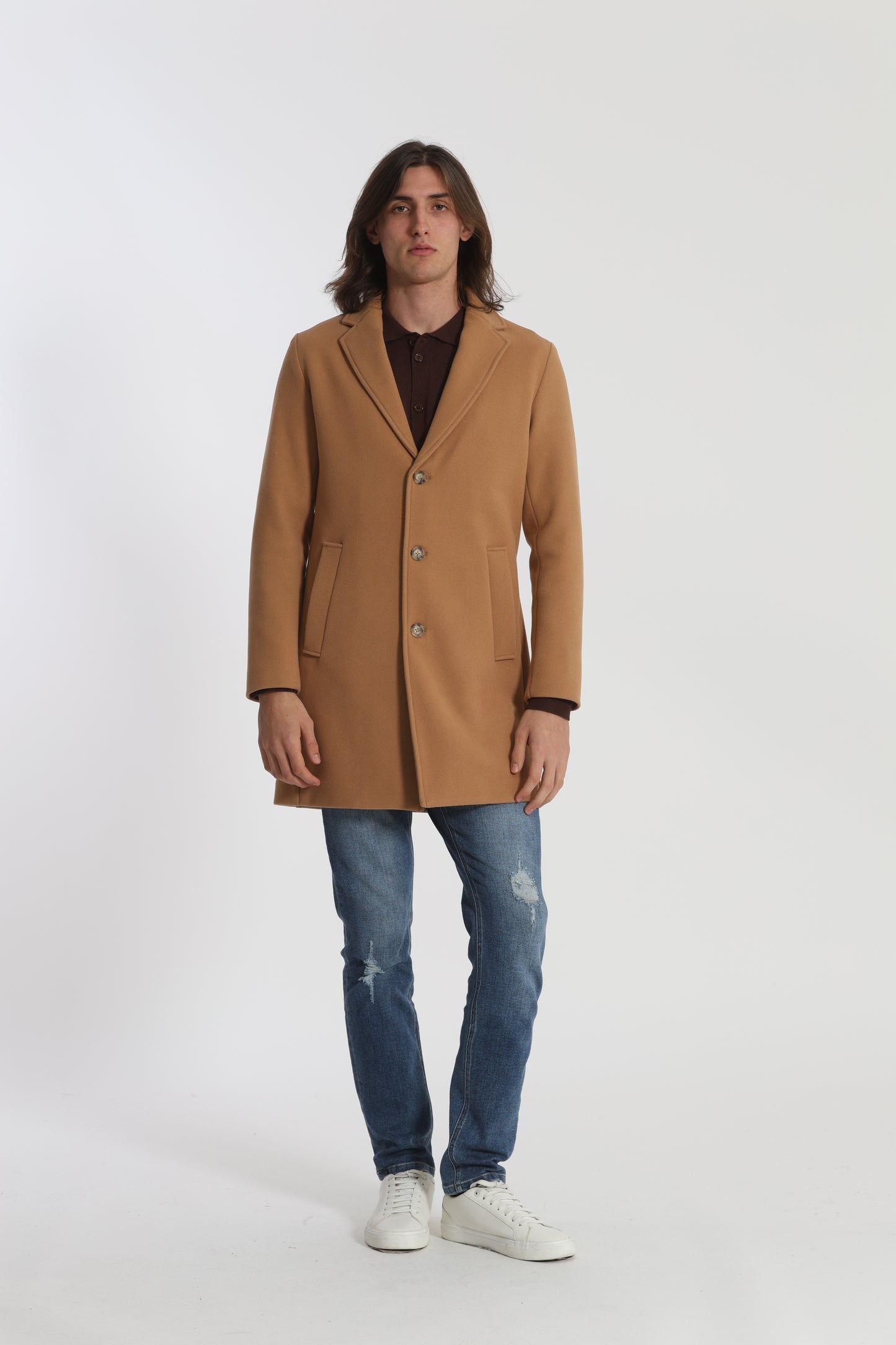 CAPPOTTO IN TINTA UNITA