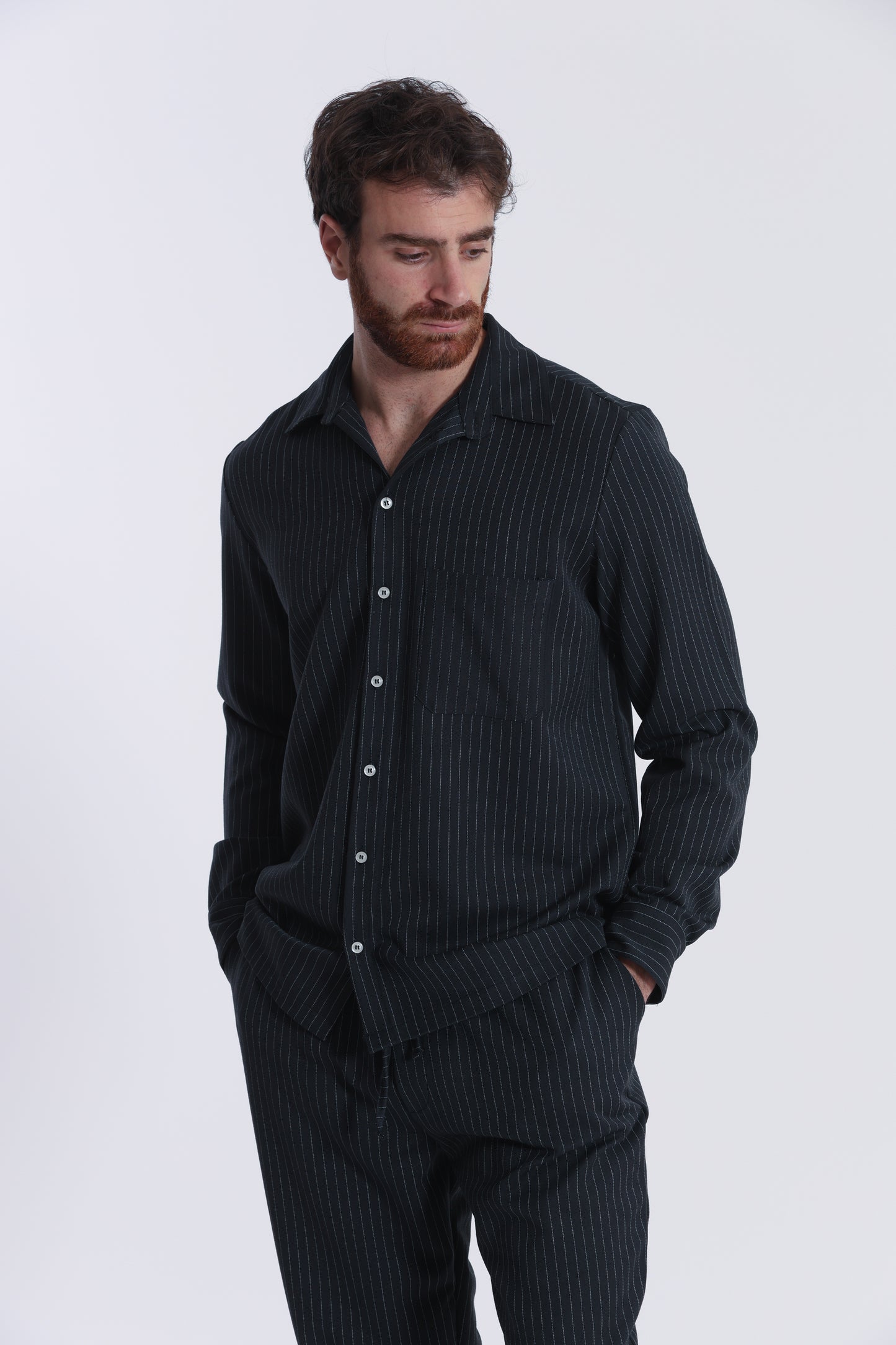 CAMICIA DA COMPLETO GESSATA