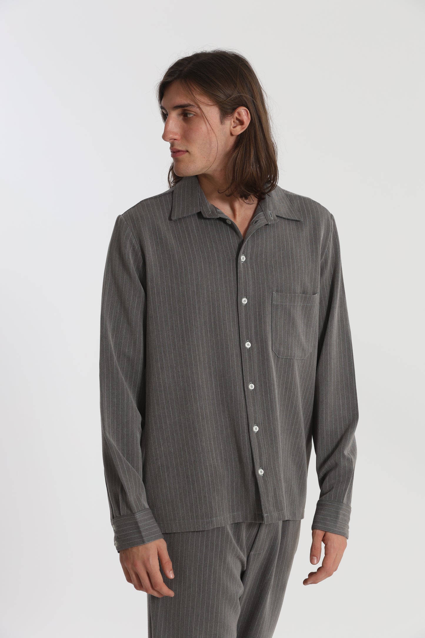 CAMICIA DA COMPLETO GESSATA