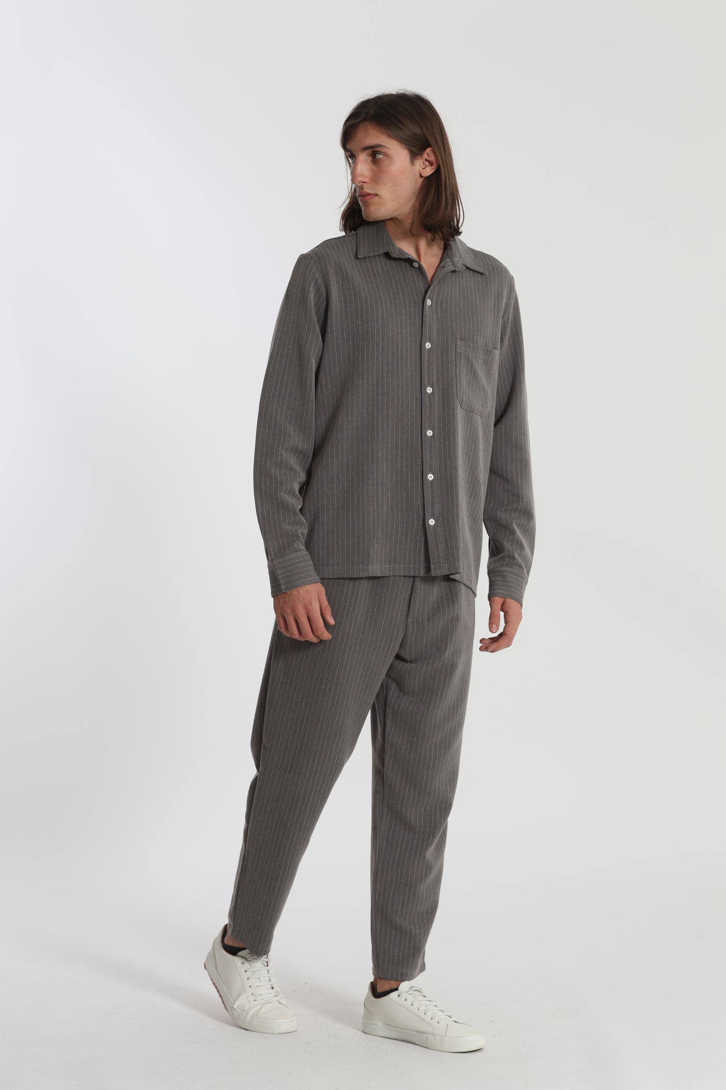CAMICIA DA COMPLETO GESSATA