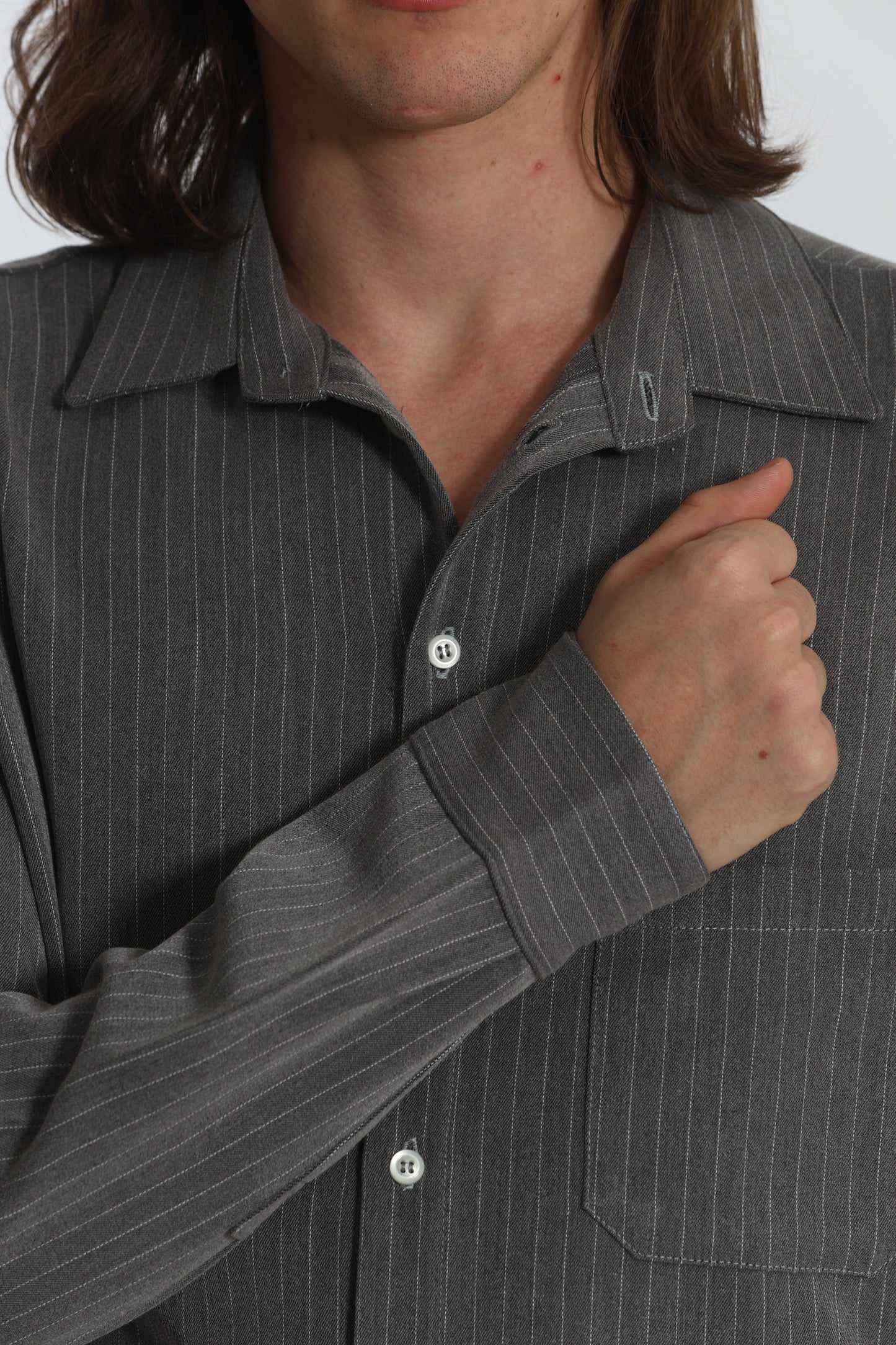 CAMICIA DA COMPLETO GESSATA