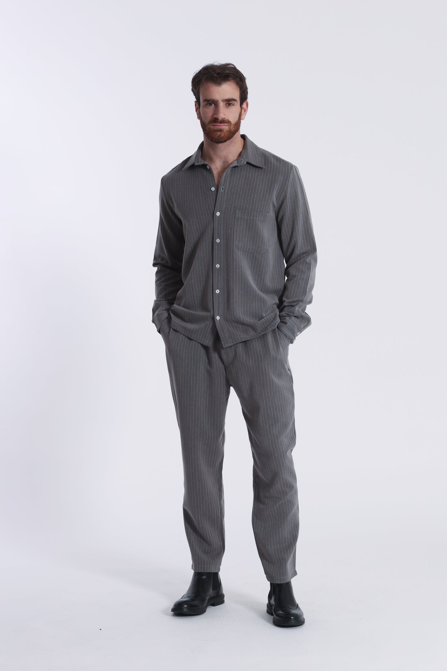 PANTALONE DA COMPLETO GESSATO