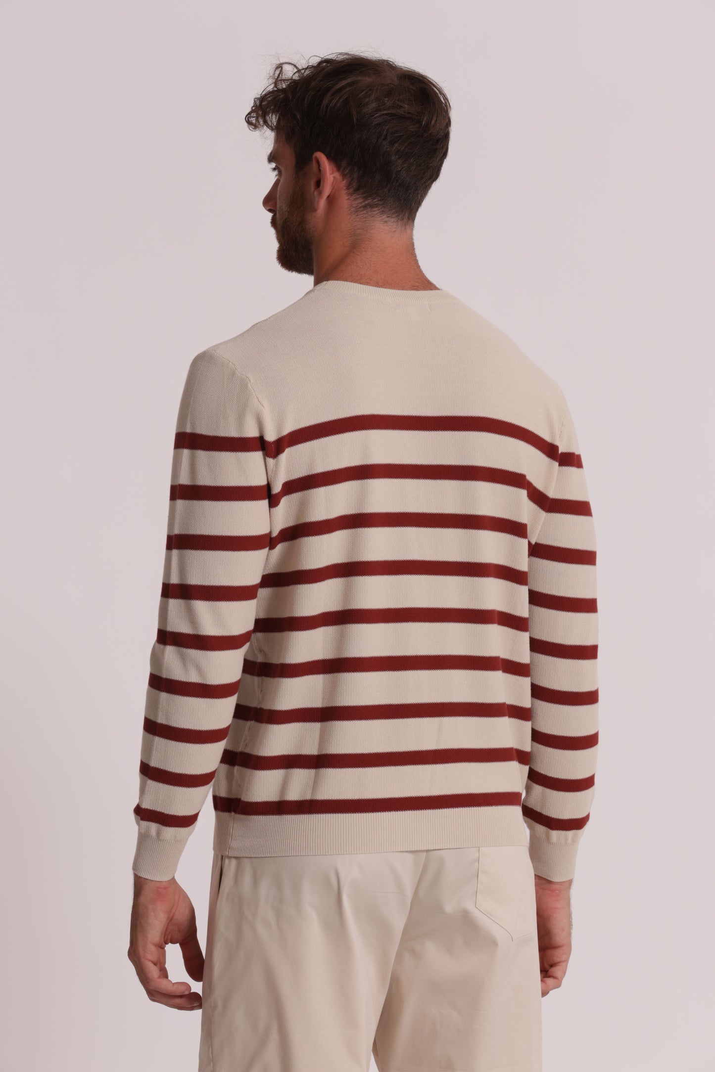 MAGLIA IN COTONE A RIGHE