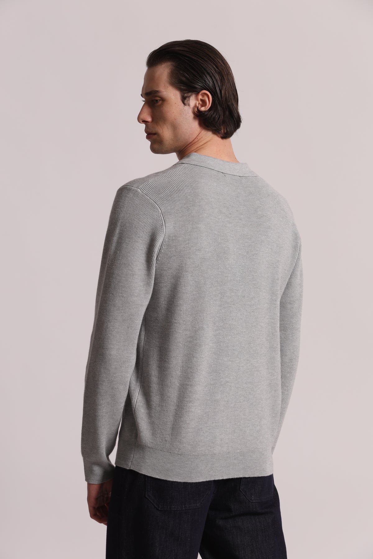 POLO IN MAGLIA DETTAGLIO RIGHE