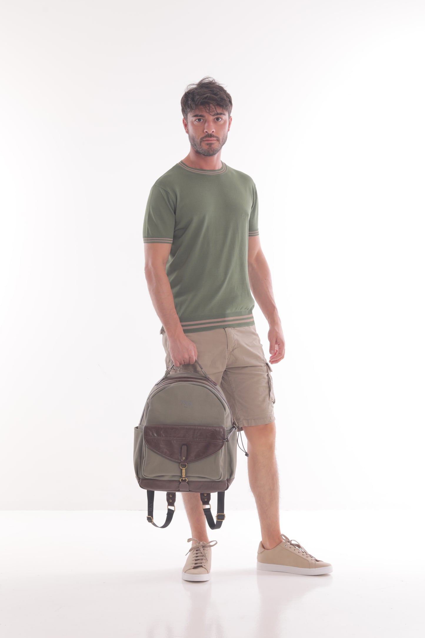 ZAINO IN CANVAS CON FIBBIA