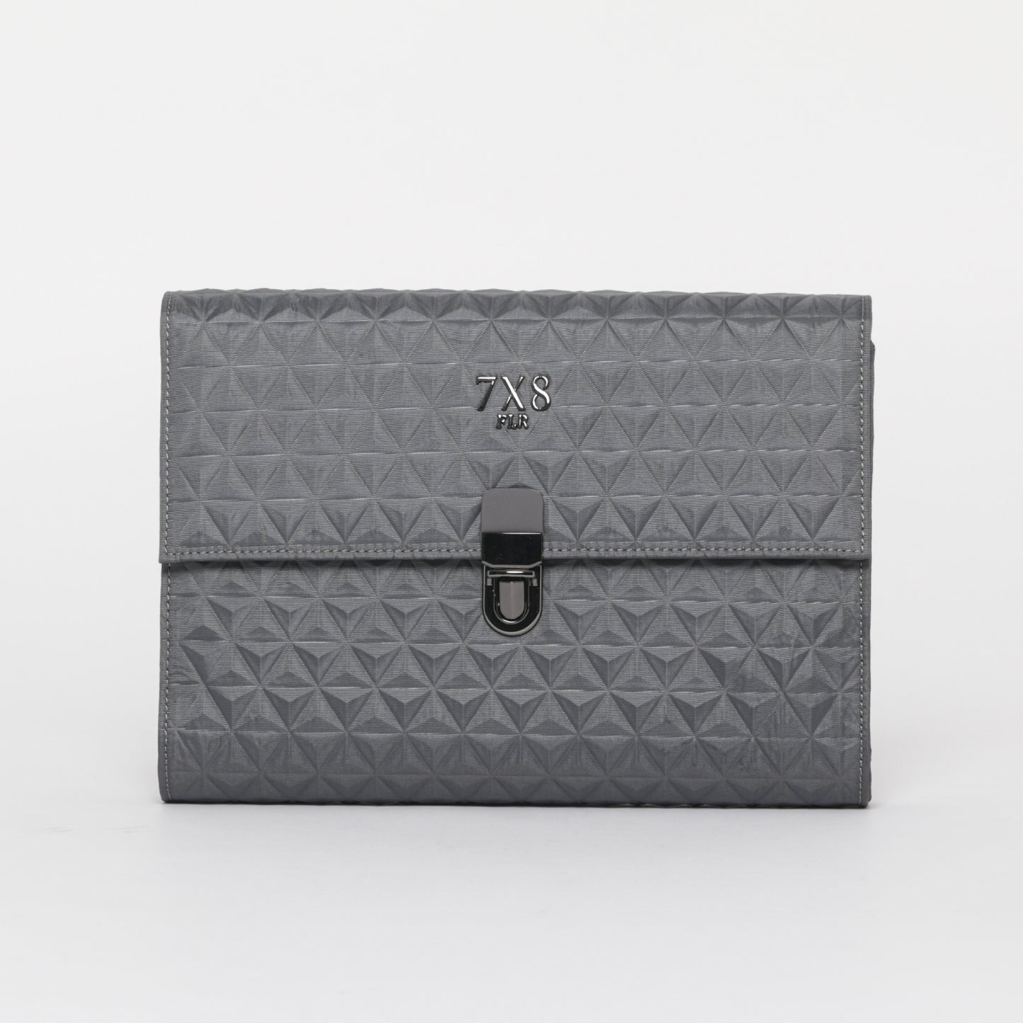 BORSA POCHETTE CON MOTIVI GEOMETRICI