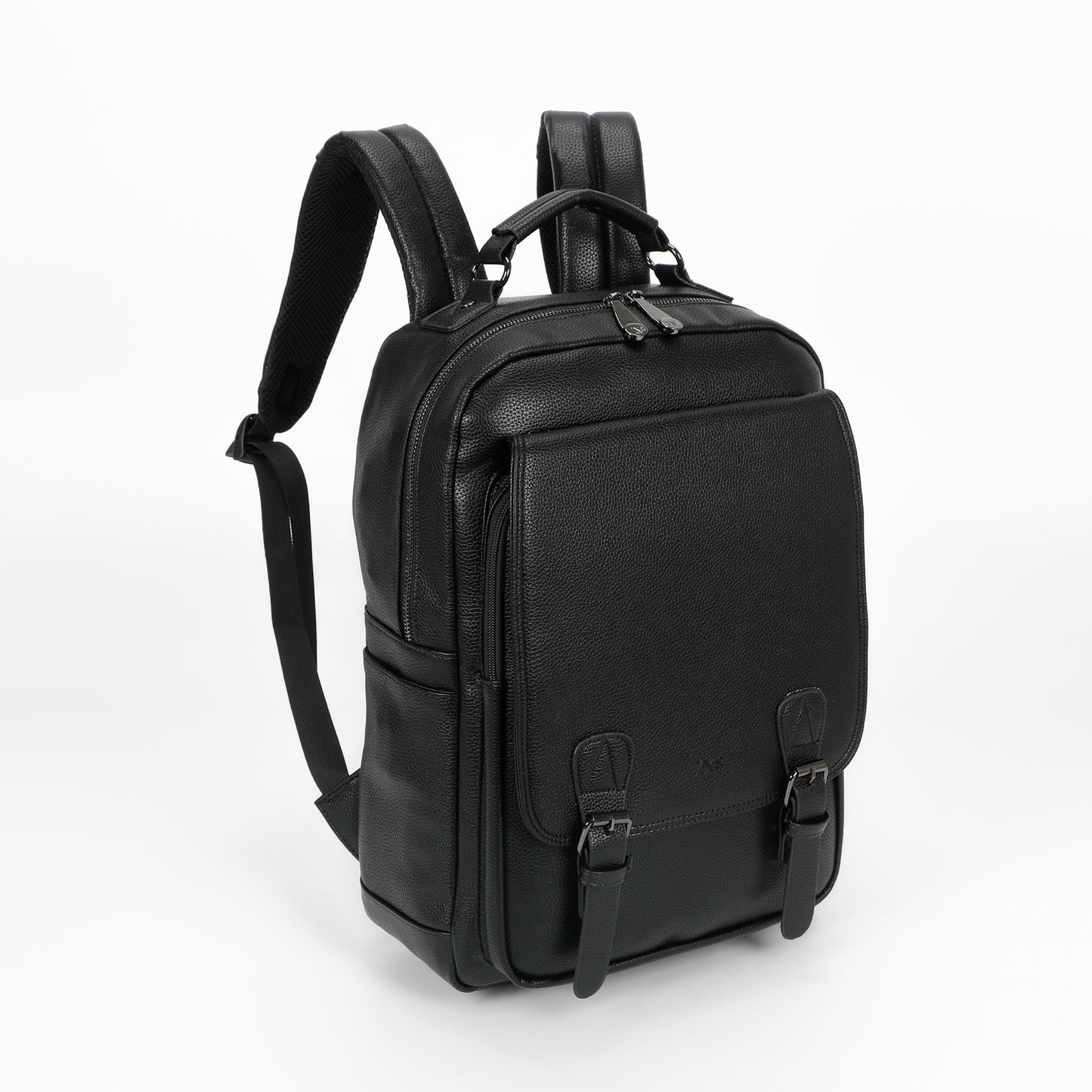 ZAINO IN SIMILPELLE CON CINTURINI E FIBBIE