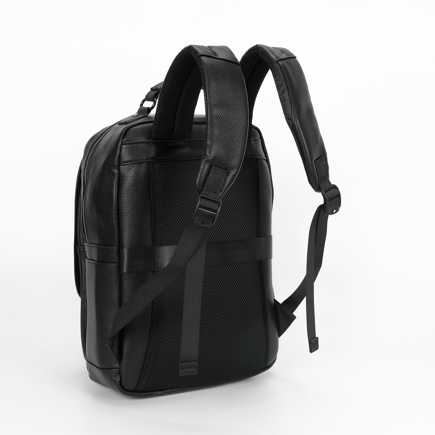 ZAINO IN SIMILPELLE CON CINTURINI E FIBBIE