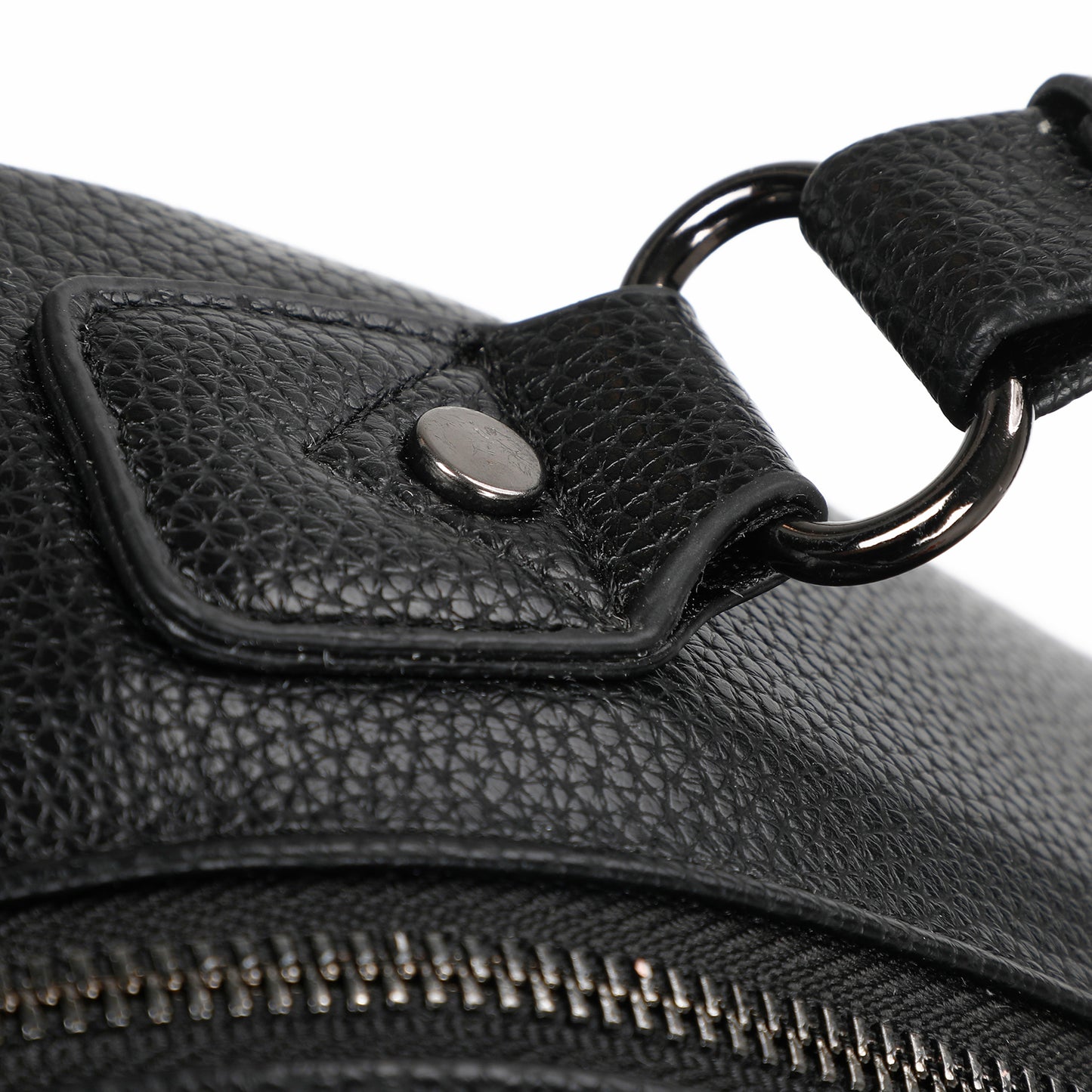 ZAINO IN SIMILPELLE CON CINTURINI E FIBBIE