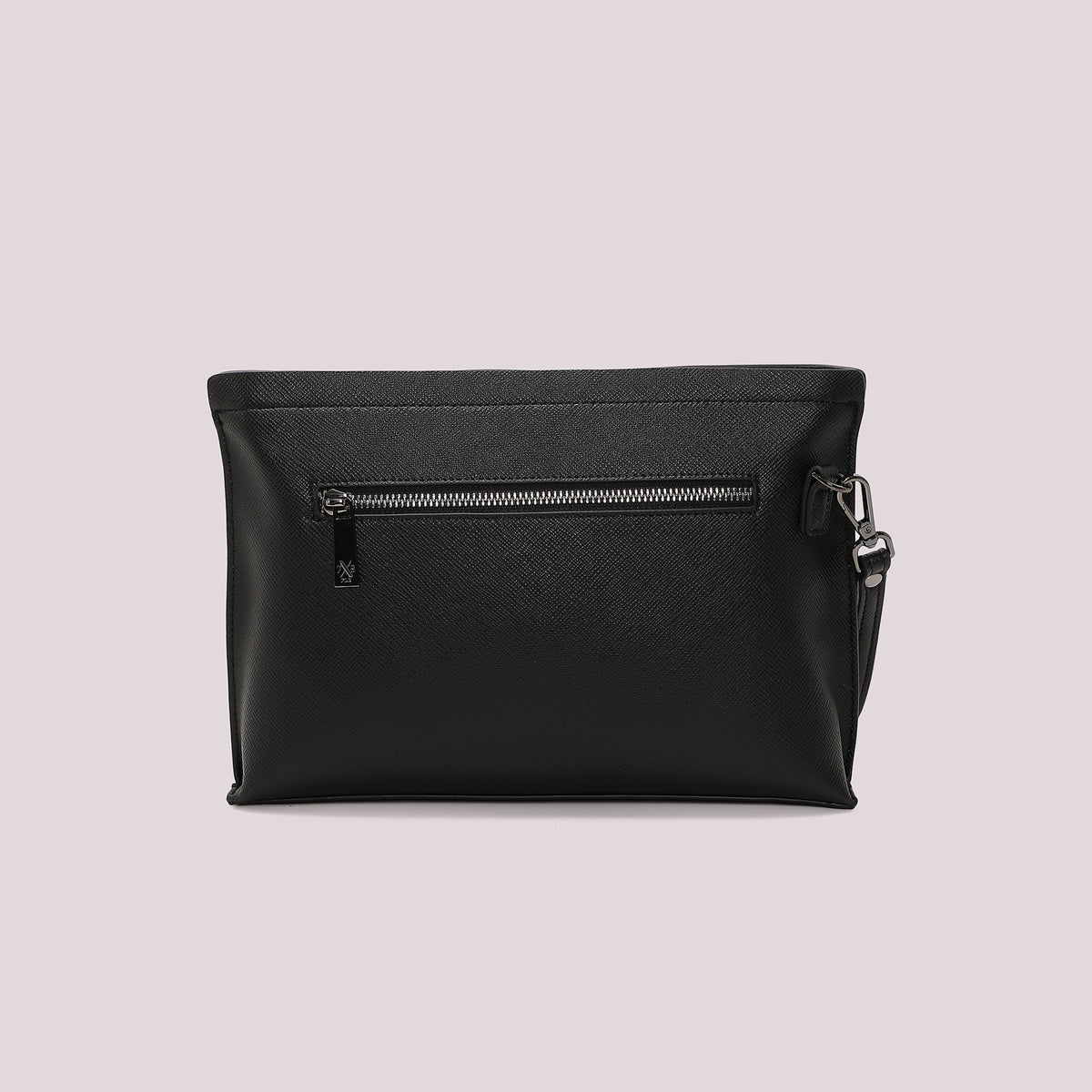POCHETTE IN TINTA UNITA CON TASCA