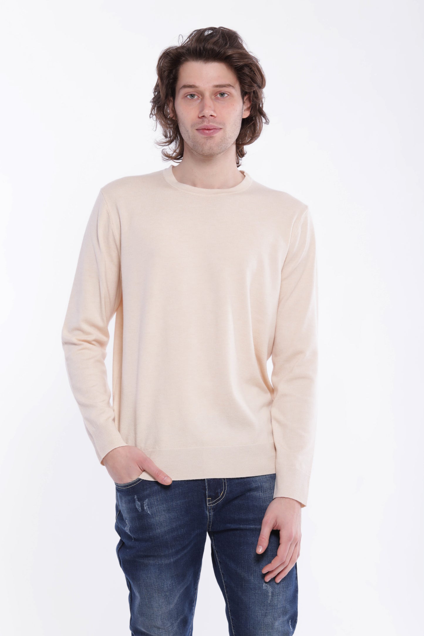 MAGLIA GIROCOLLO MANO CASHMERE