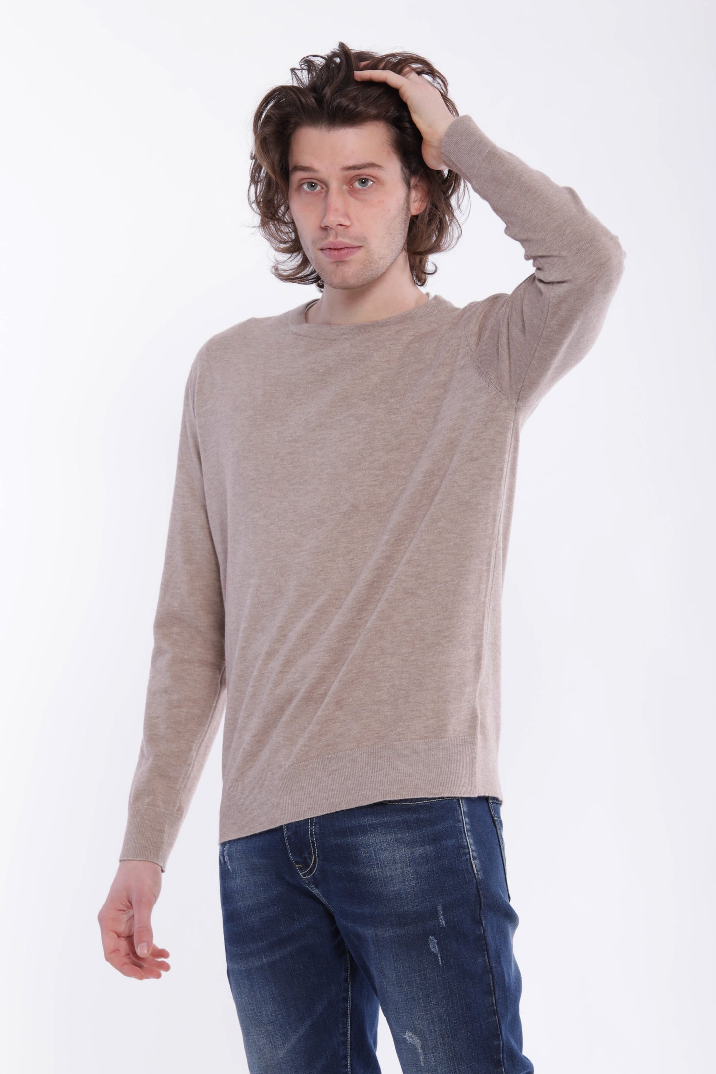 MAGLIA GIROCOLLO MANO CASHMERE